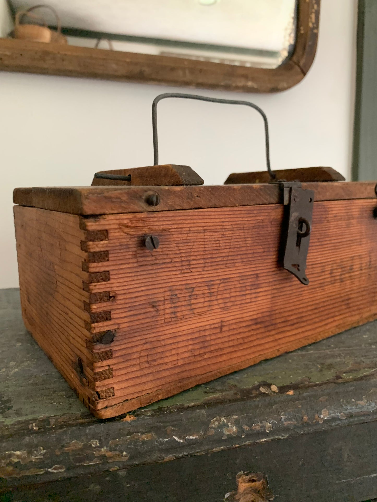 Vintage handmade box