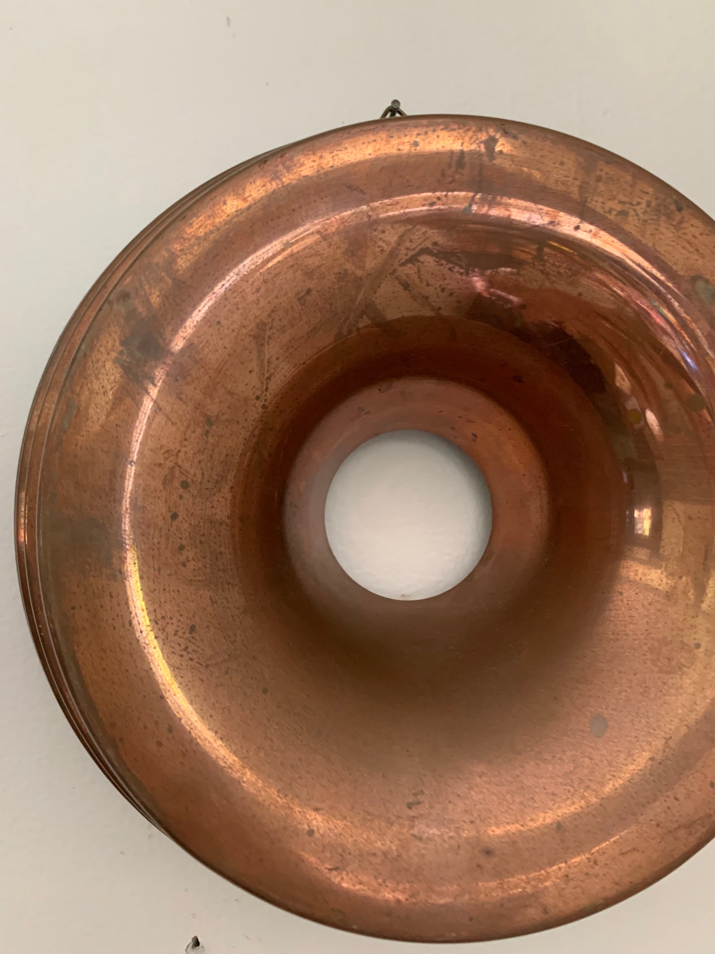 Vintage copper cake pan