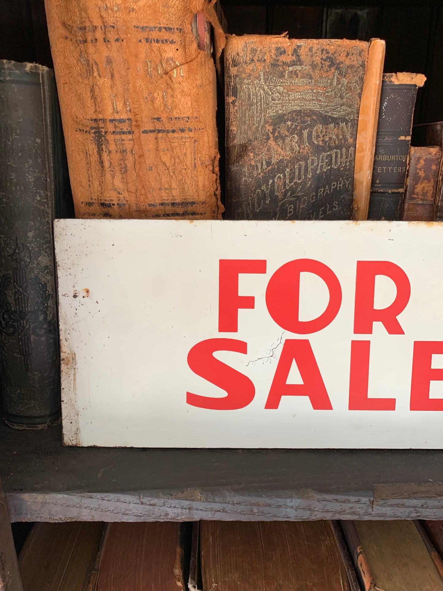 Vintage wooden sign