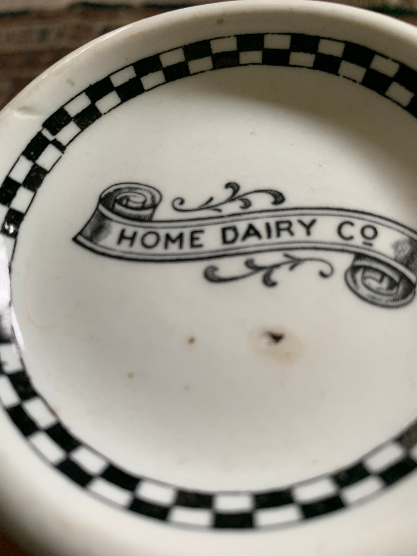 Rare dairy advertising butter pat