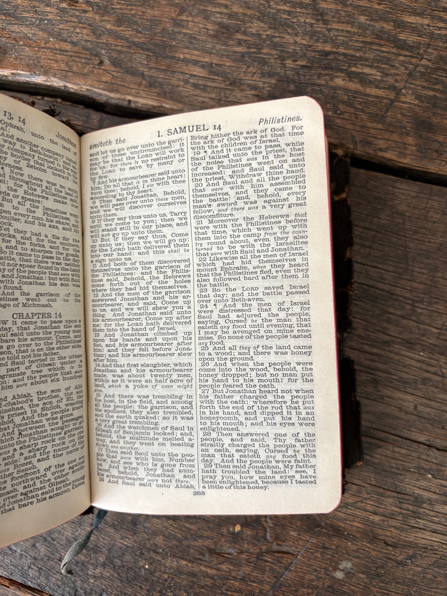 Antique 1920 leather bible