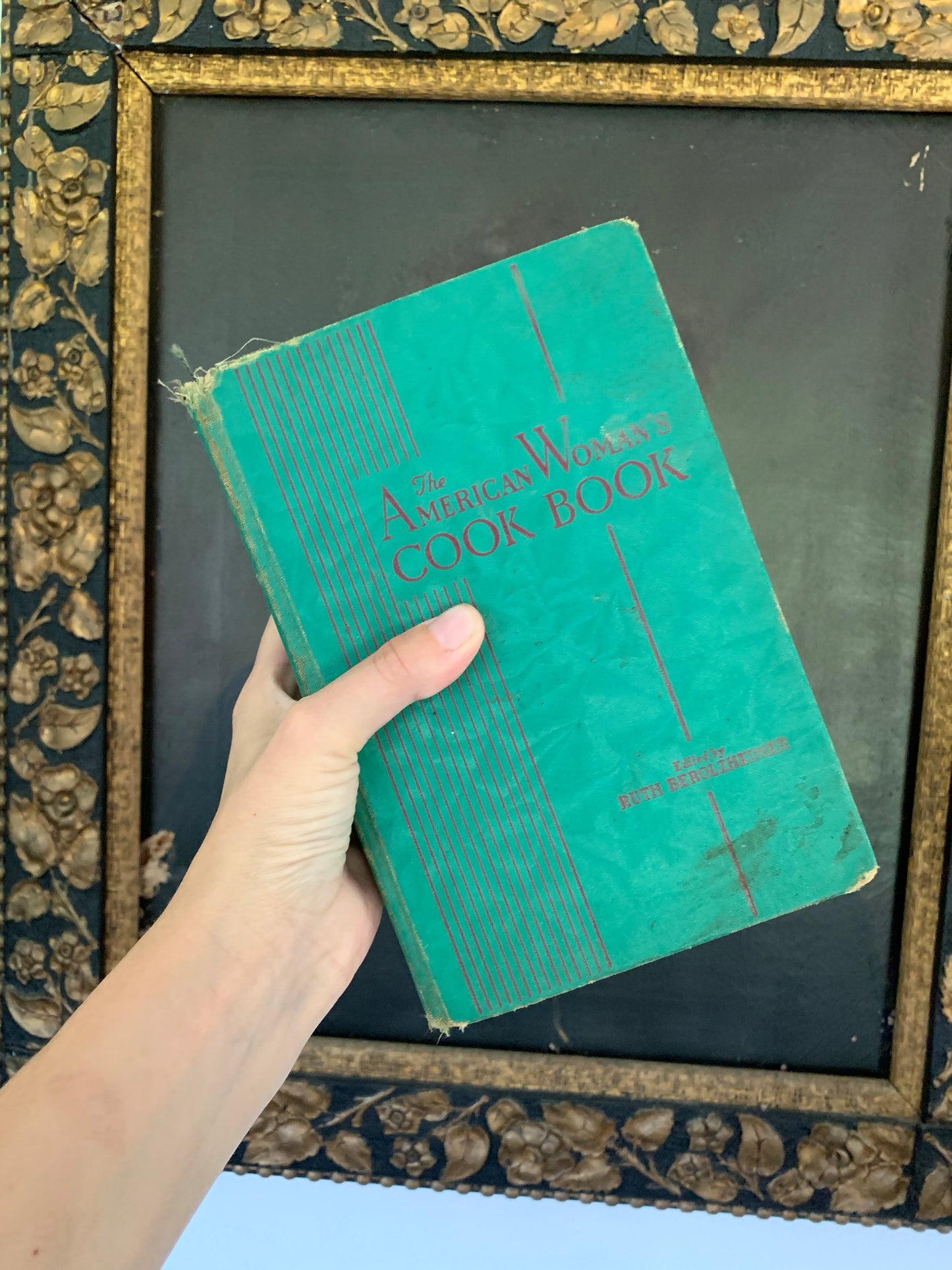 Vintage tabbed cook book