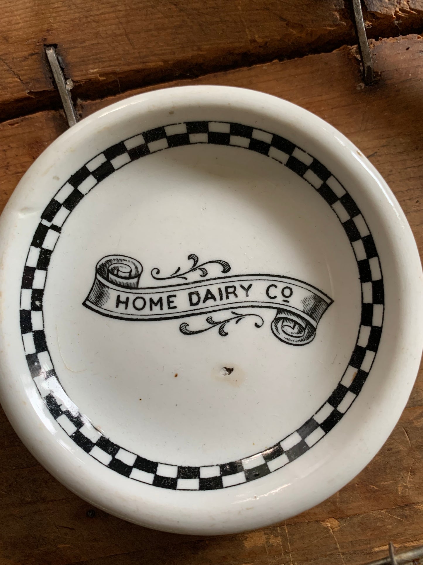 Rare dairy advertising butter pat