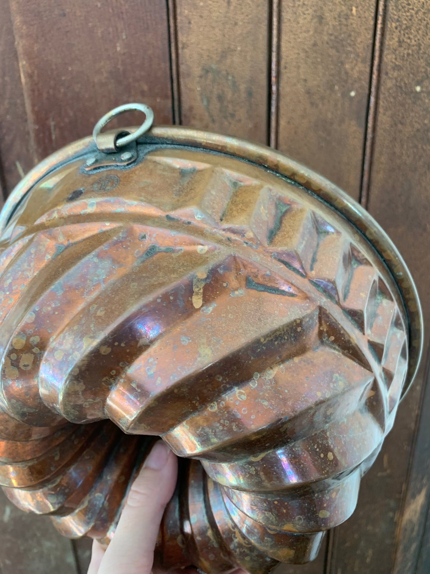 Late 19th Century german Bundt Cake Copper Mold