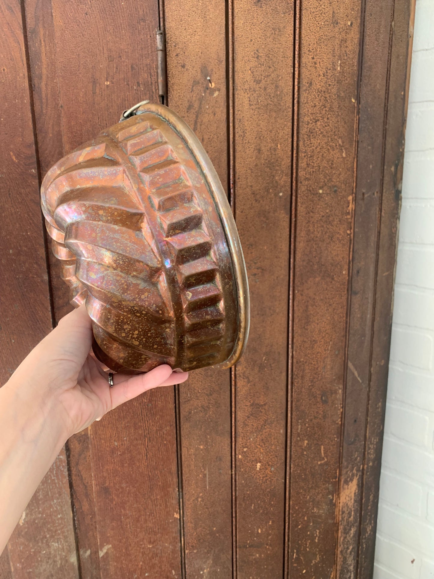 Late 19th Century german Bundt Cake Copper Mold