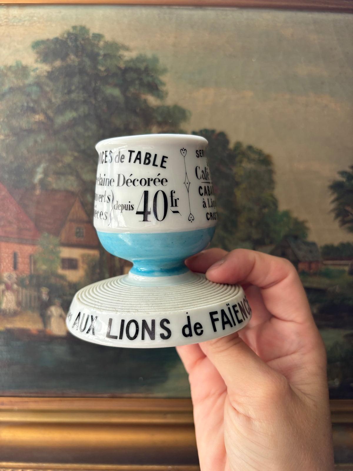 Antique French match striker
