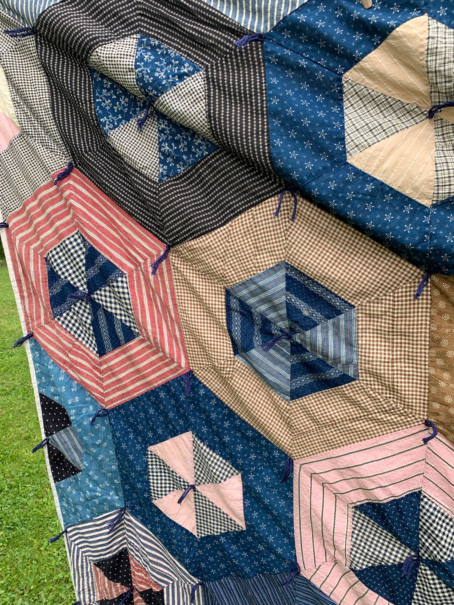 Antique primitive quilt