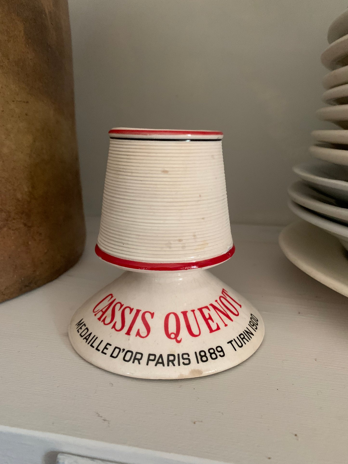 Antique French match holder | striker