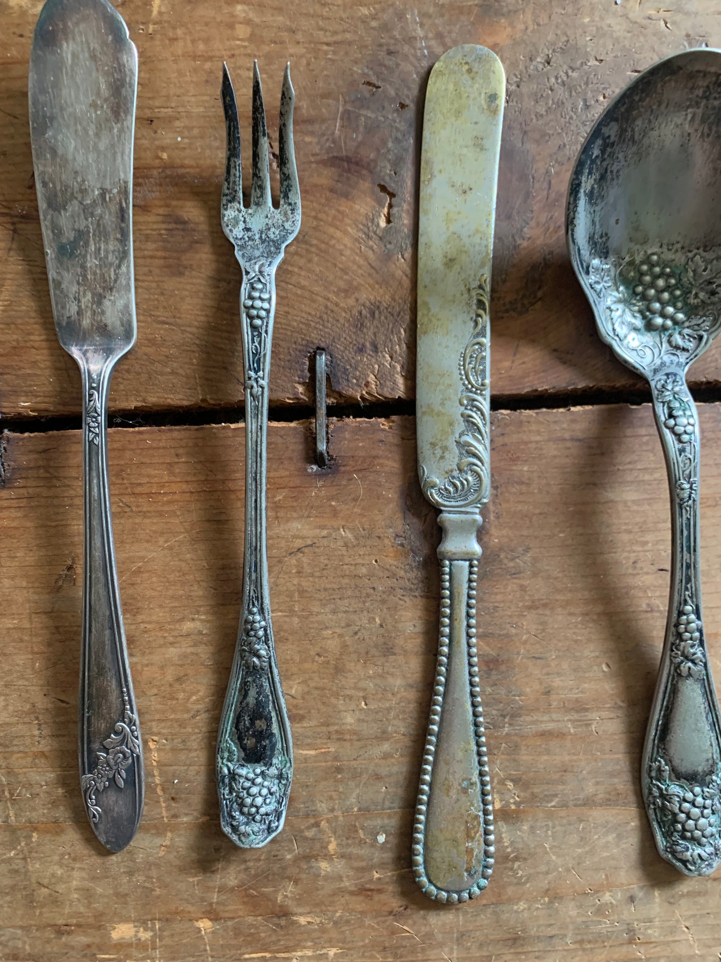 Antique silverware