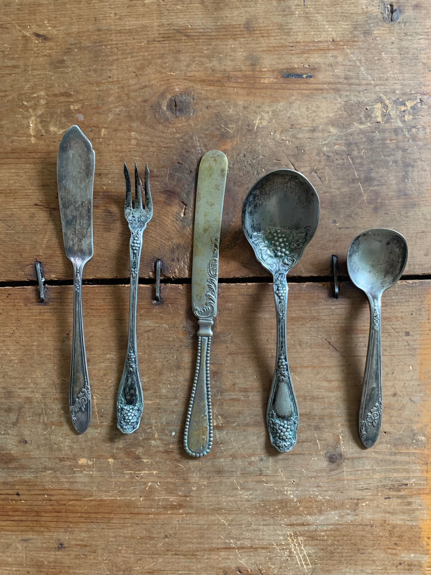 Antique silverware