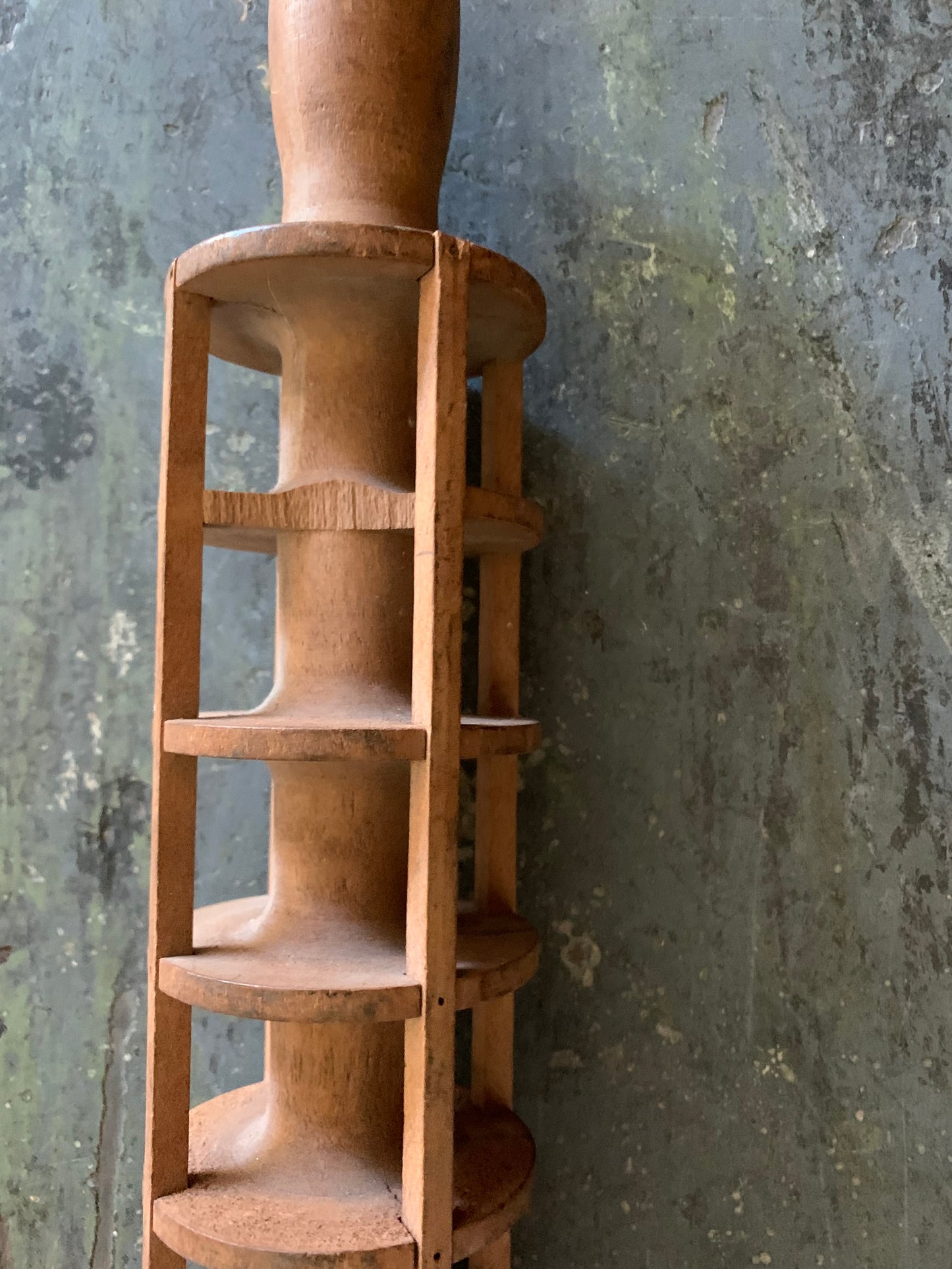 Primitive ravioli cutter rolling pin