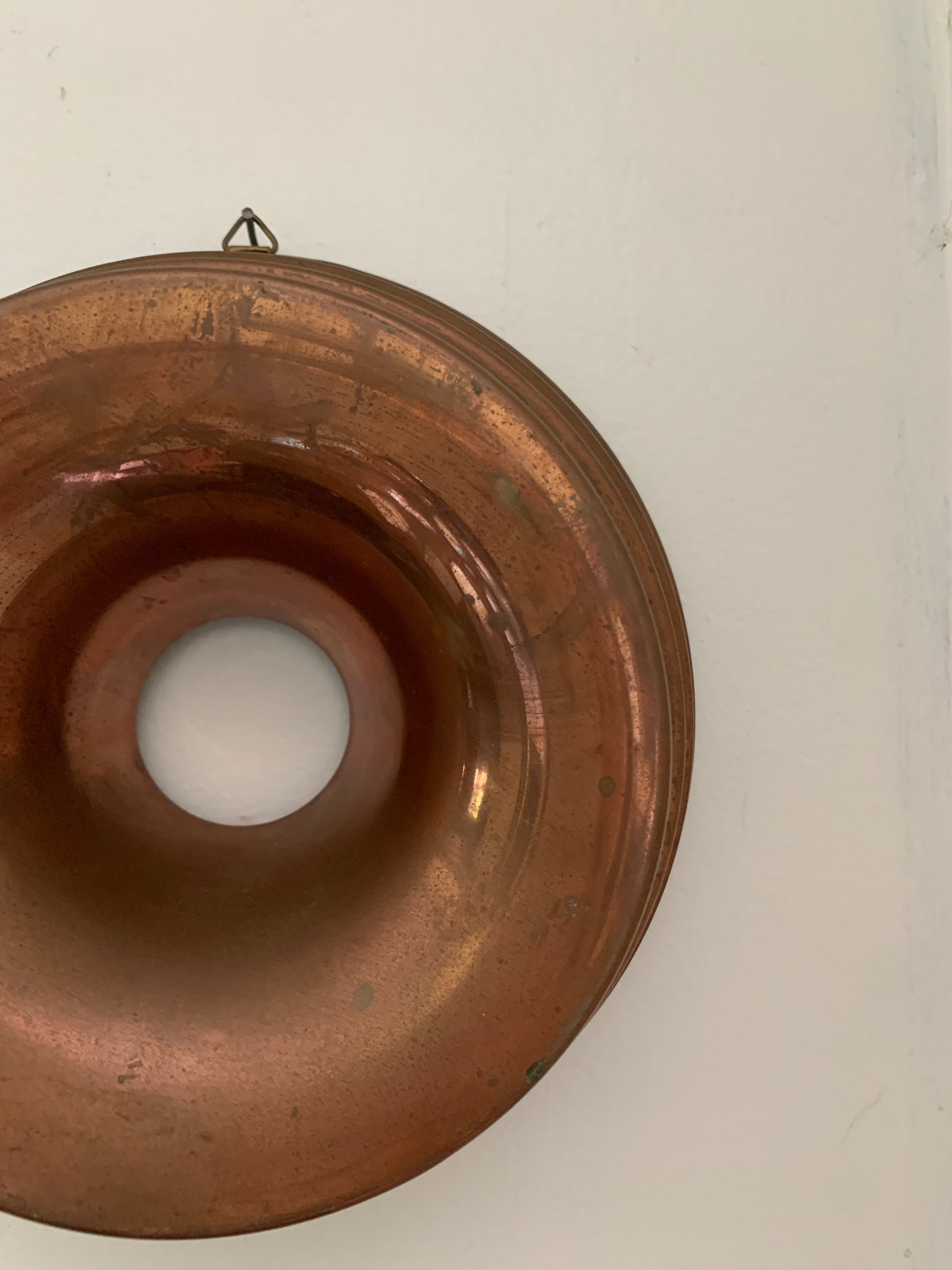 Vintage copper cake pan