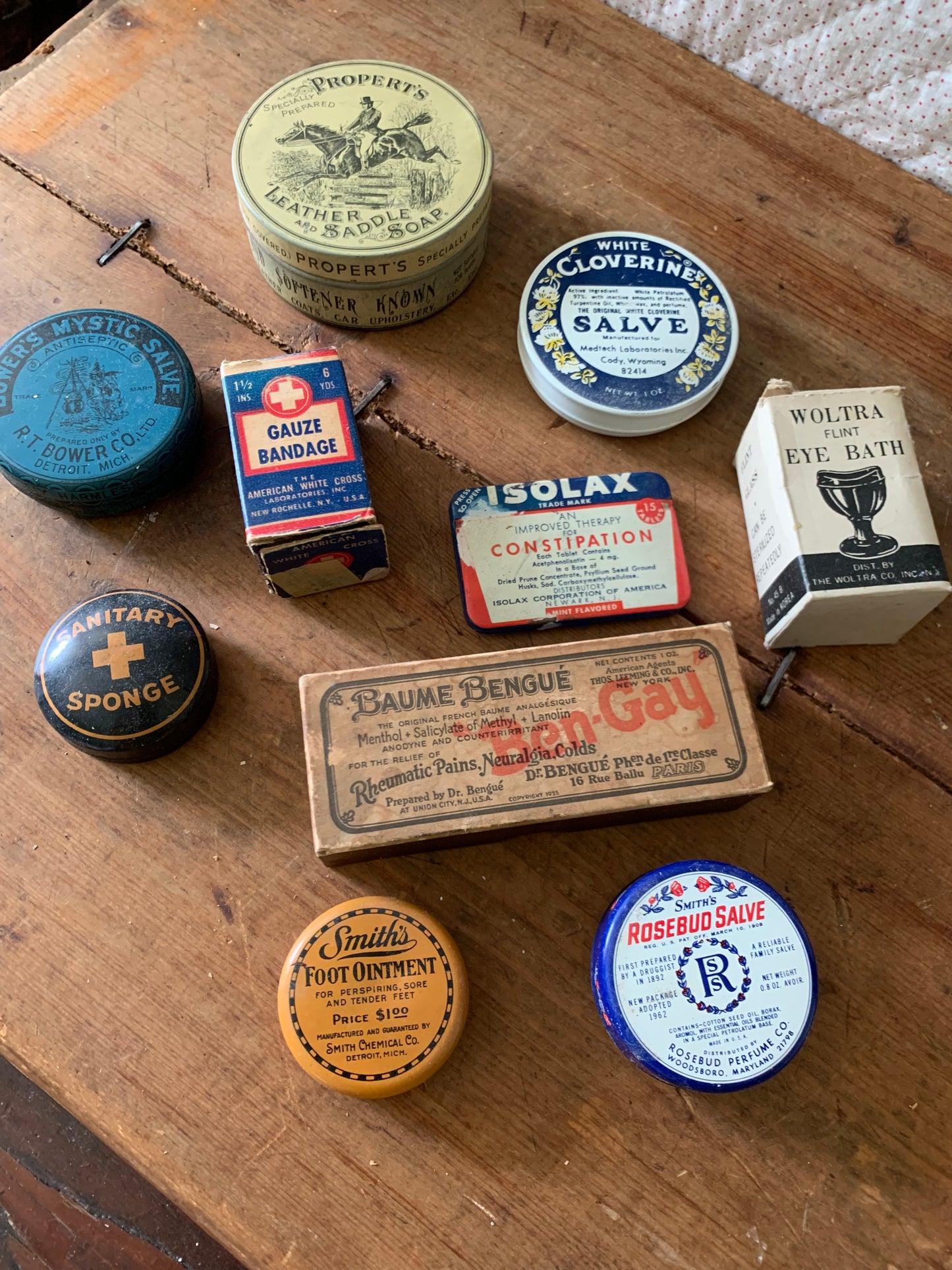 Vintage tin | medicine lot