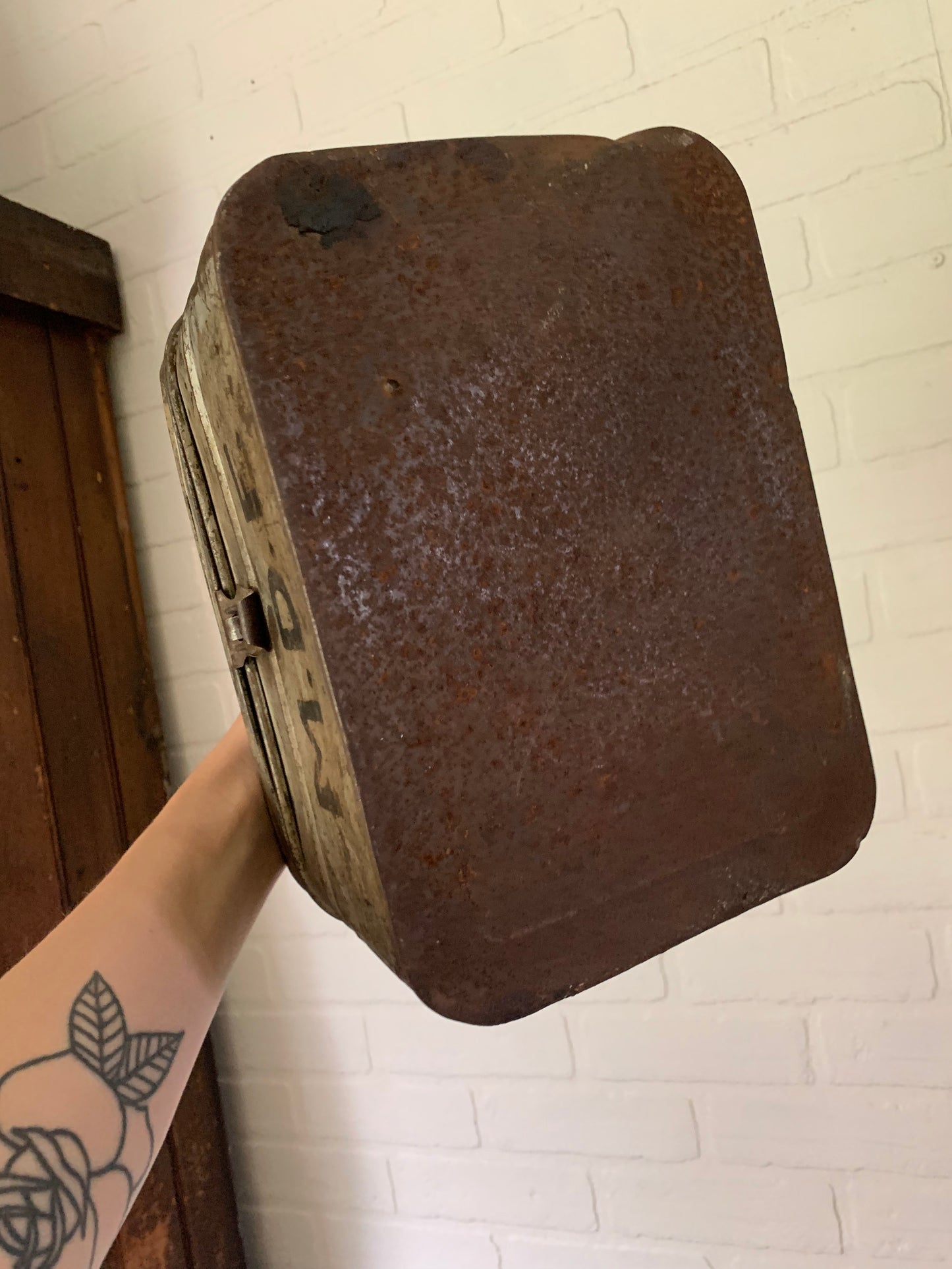 Vintage metal lunch box