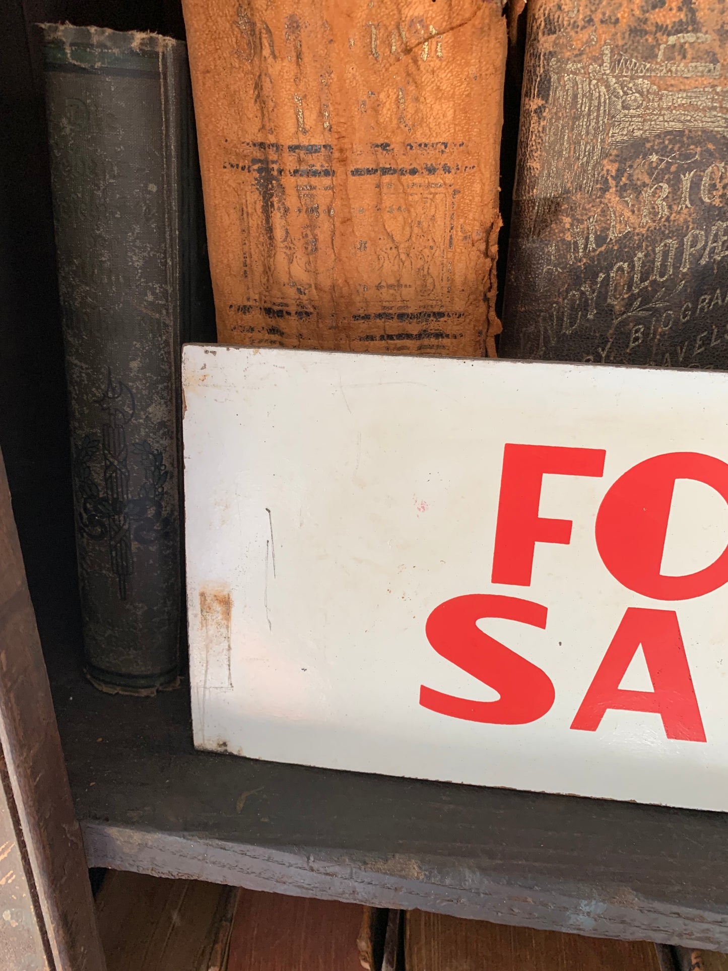 Vintage wooden sign