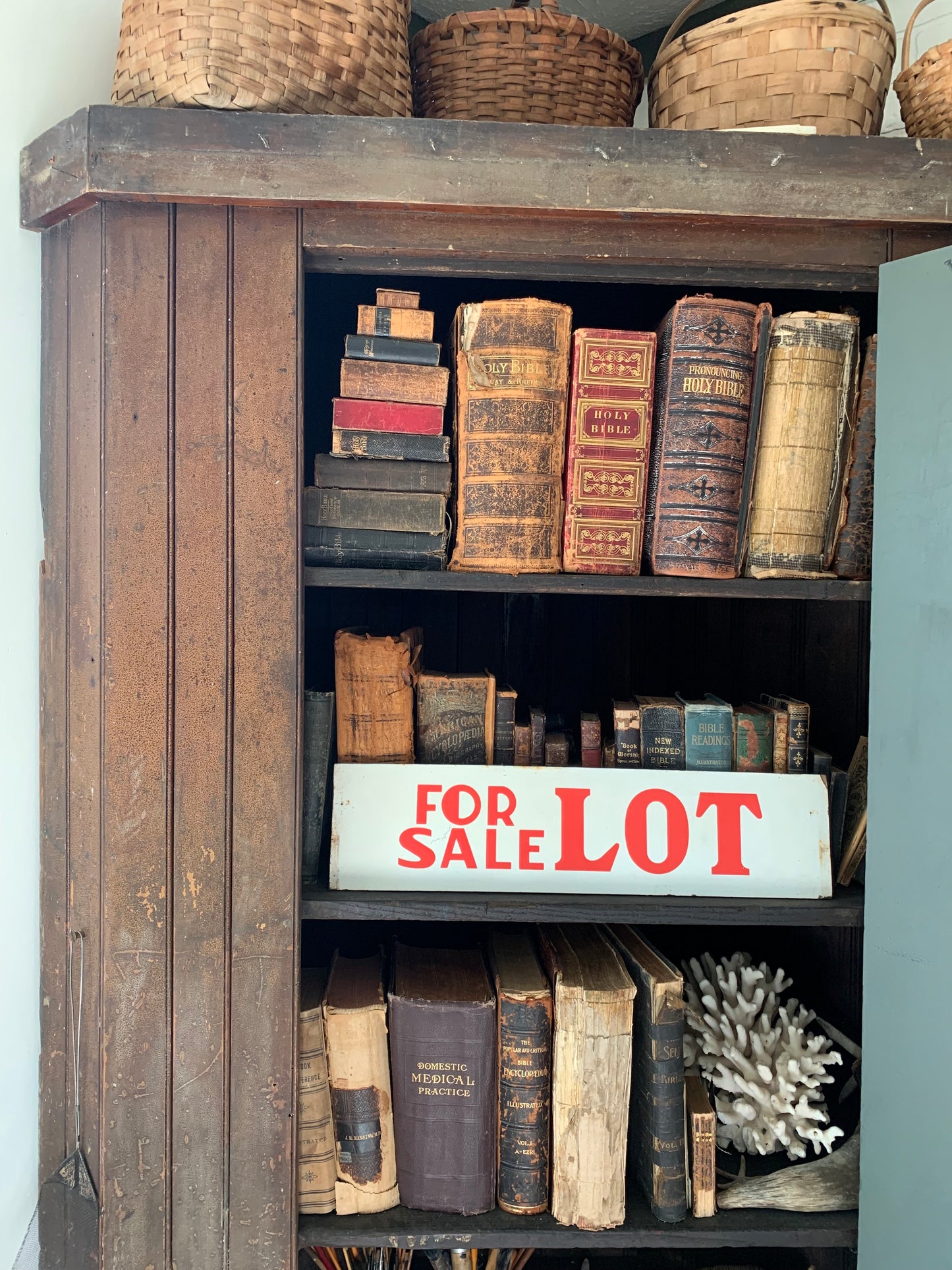Vintage wooden sign
