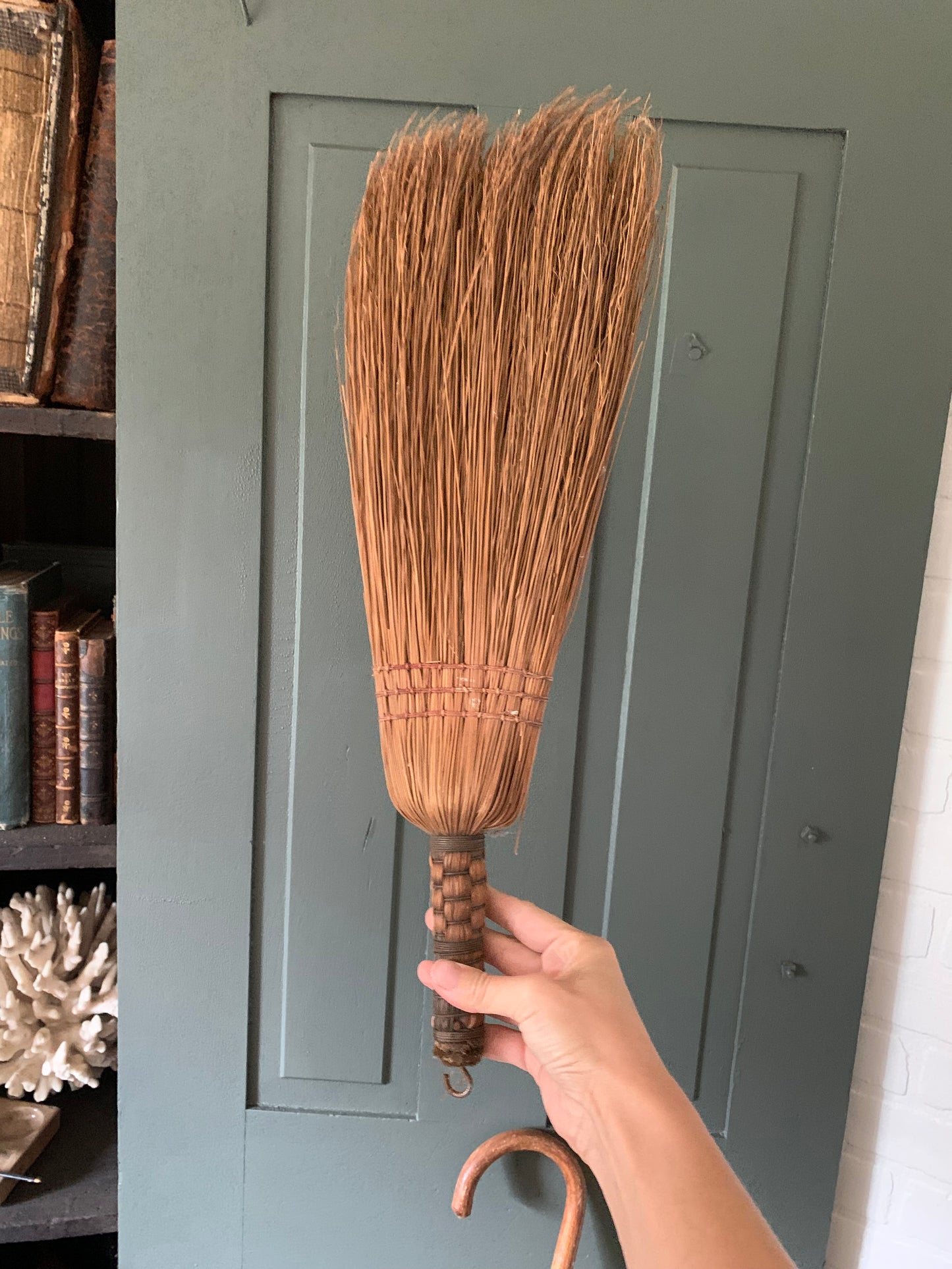 Vintage handmade broom
