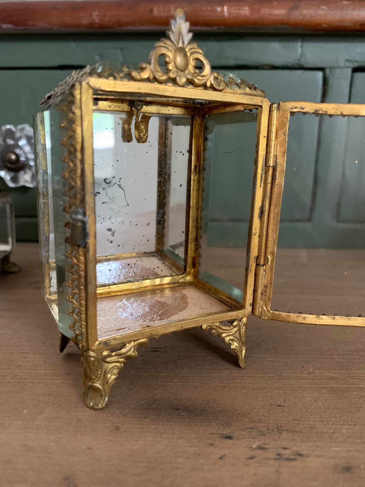 Rare antique French trinket box