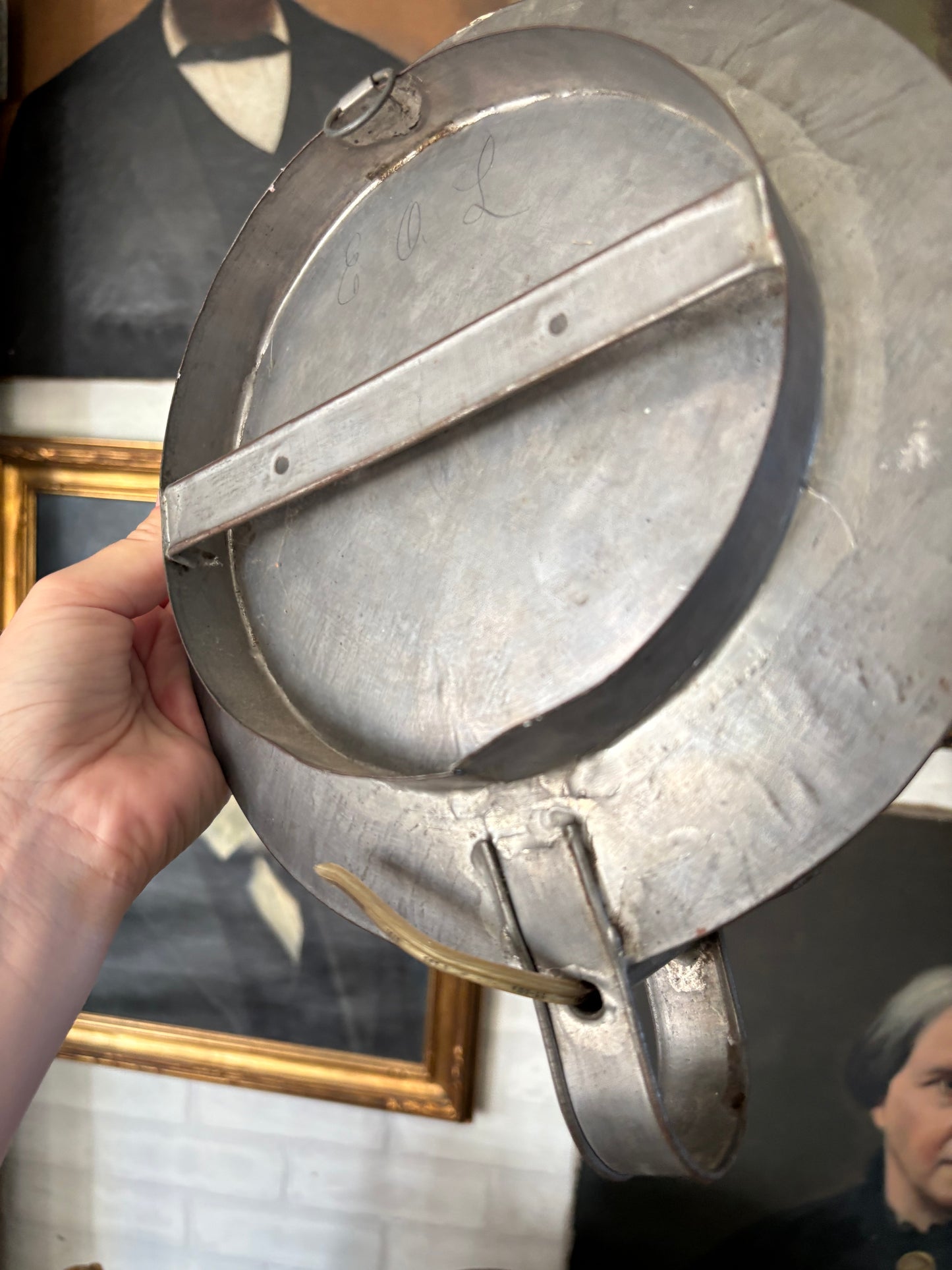 Vintage electric mirrored wall sconce