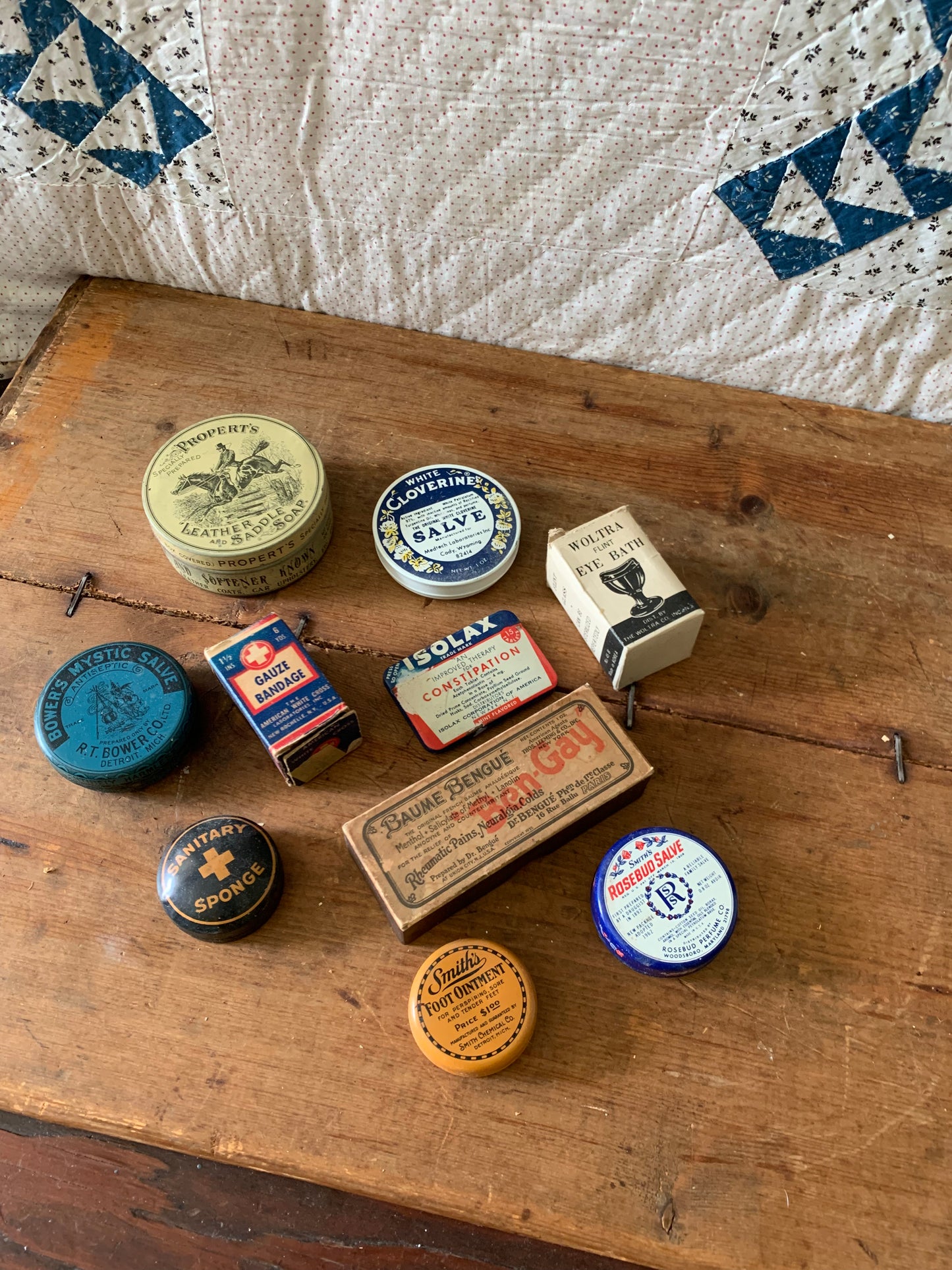 Vintage tin | medicine lot