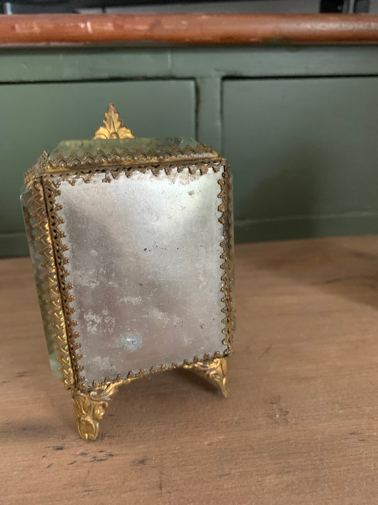 Rare antique French trinket box
