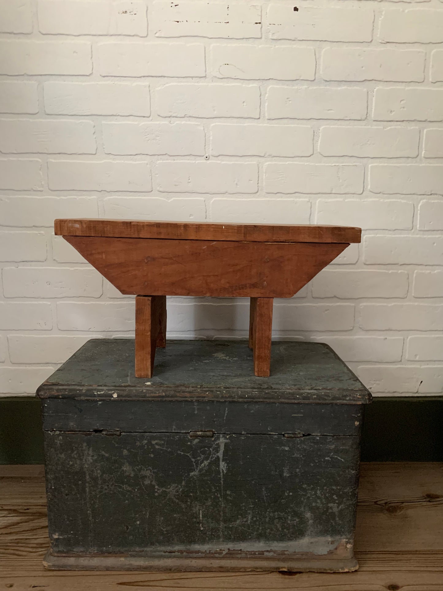 Vintage wooden stool