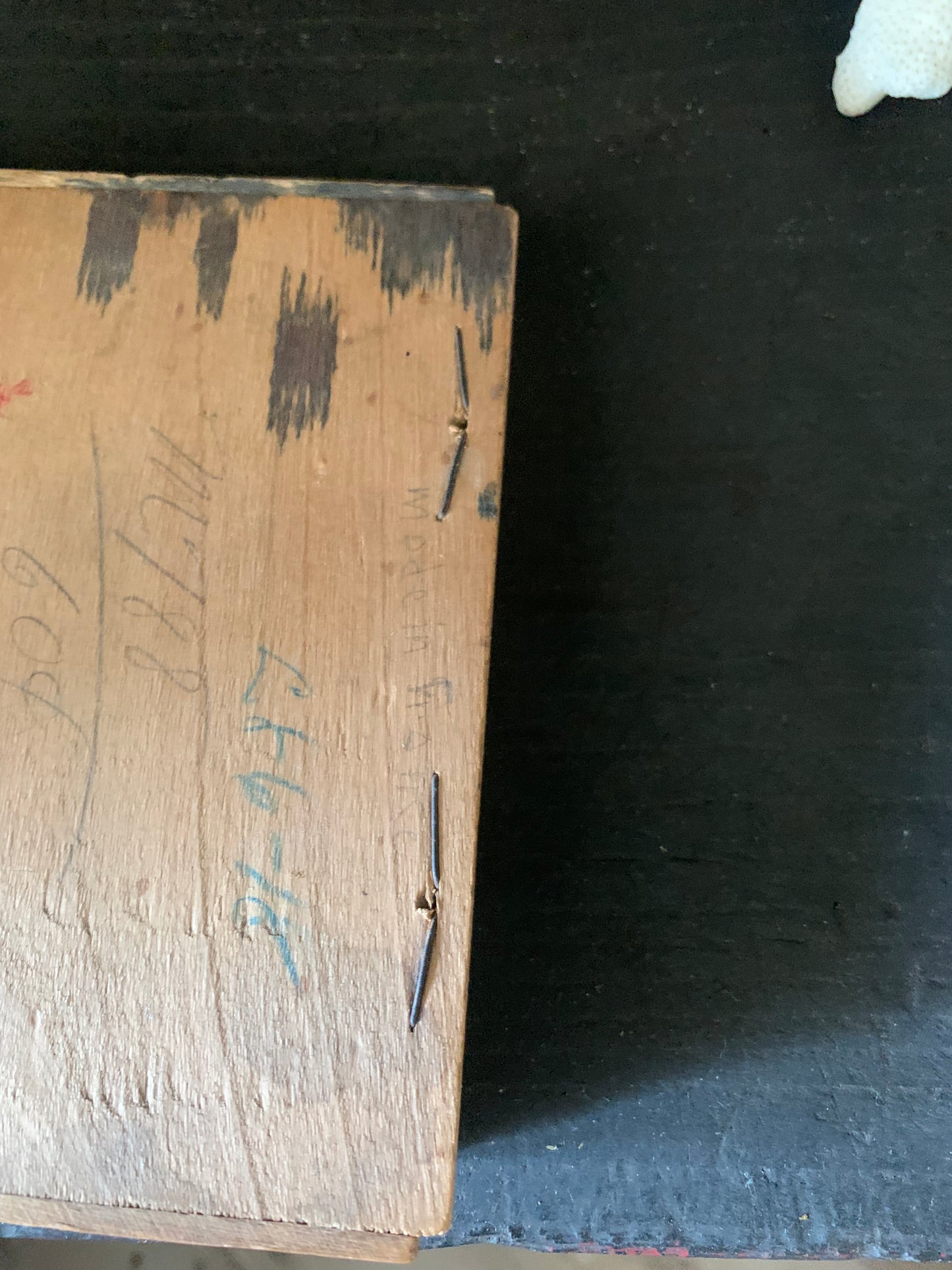Antique French pastels in box