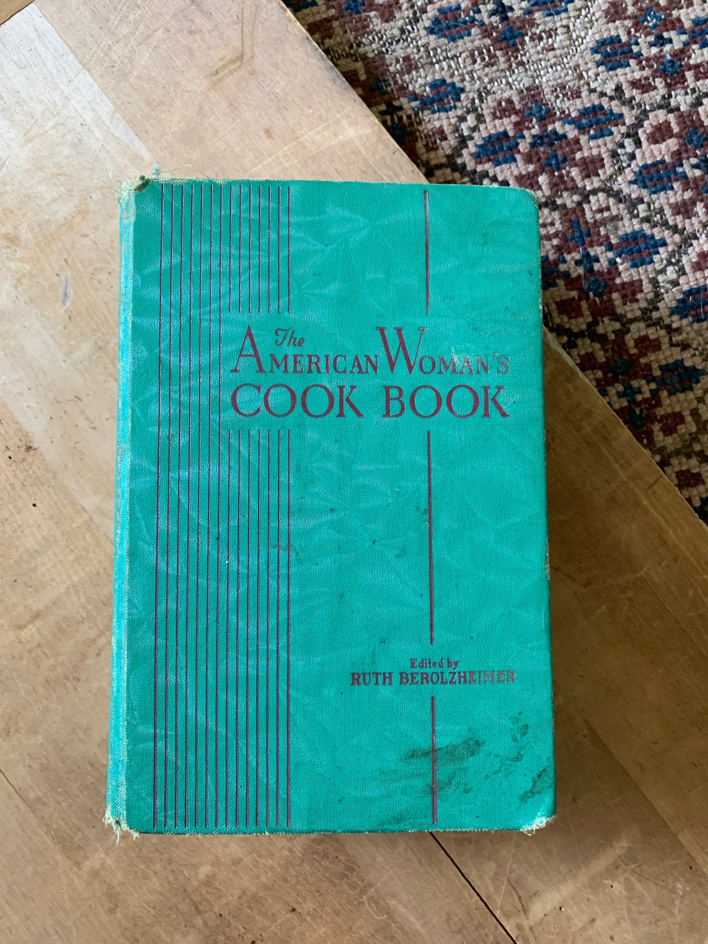 Vintage tabbed cook book