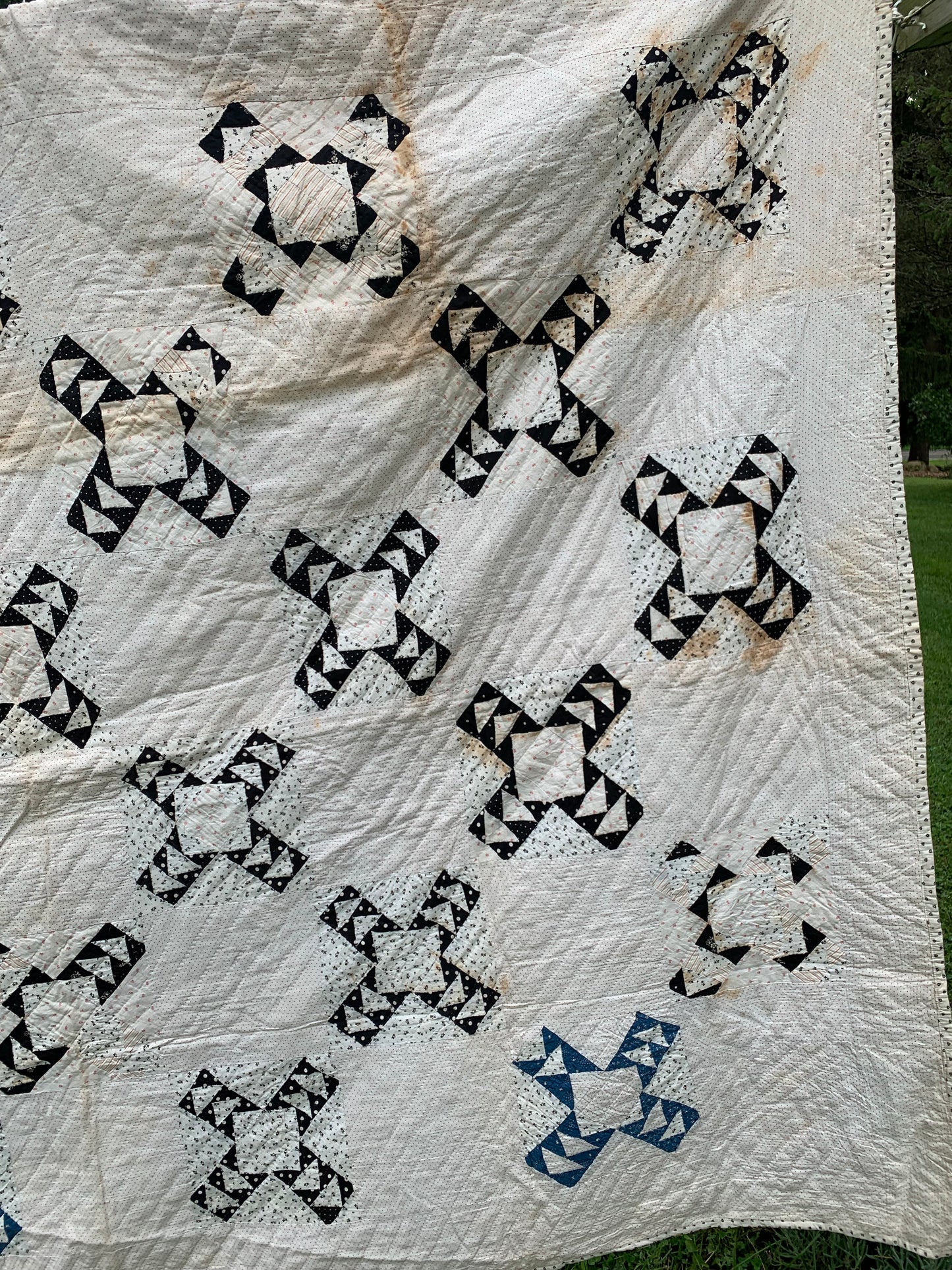 Antique primitive quilt