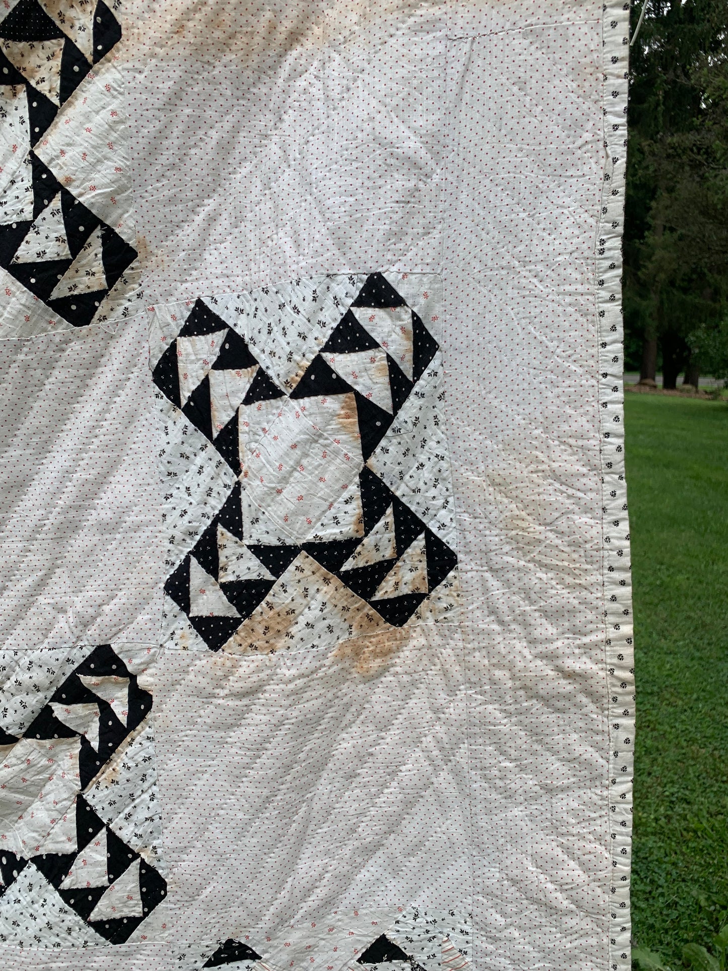 Antique primitive quilt