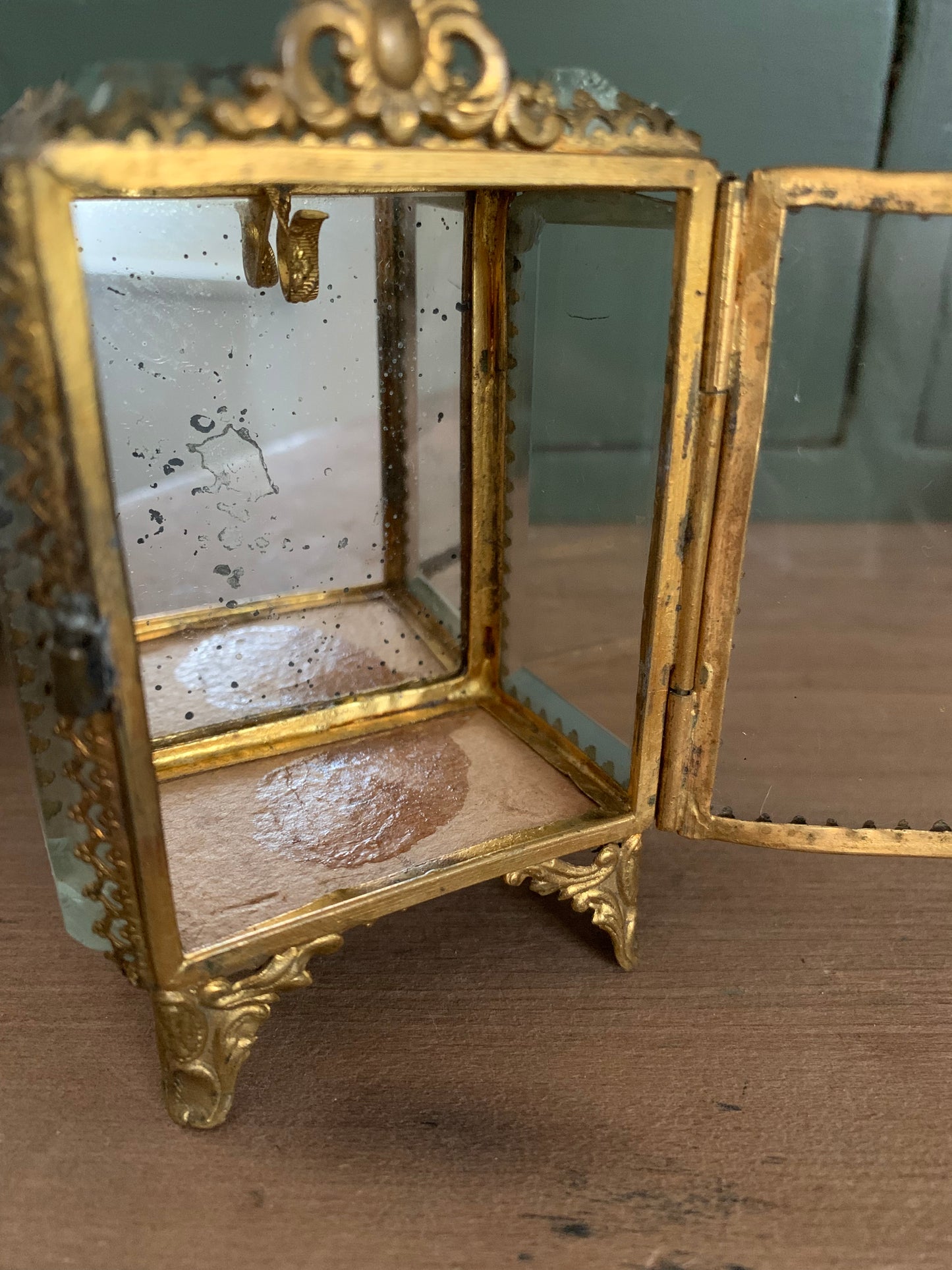 Rare antique French trinket box