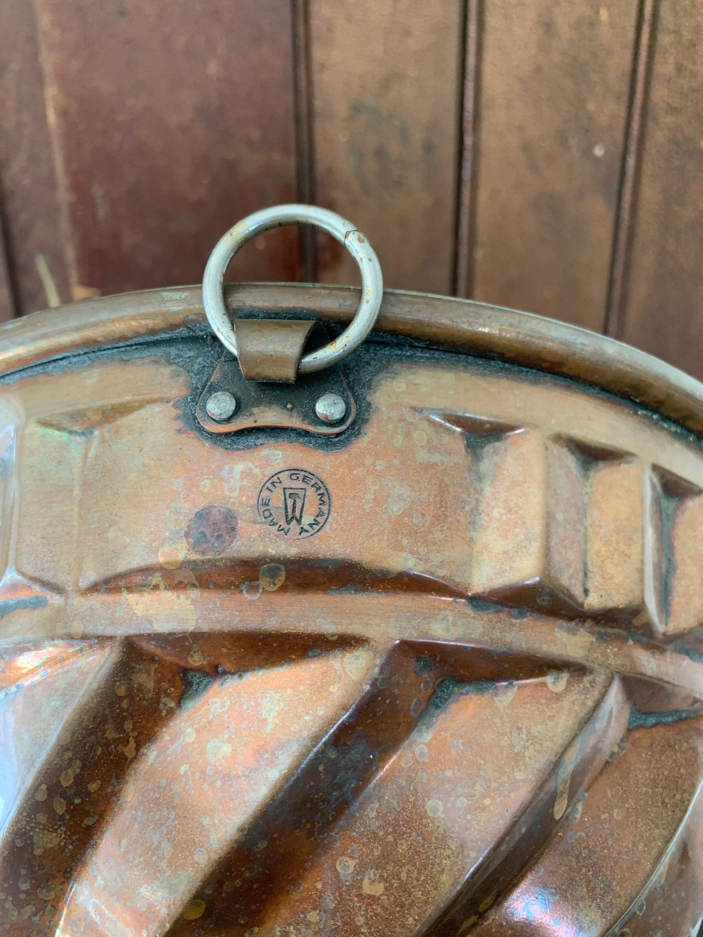 Late 19th Century german Bundt Cake Copper Mold