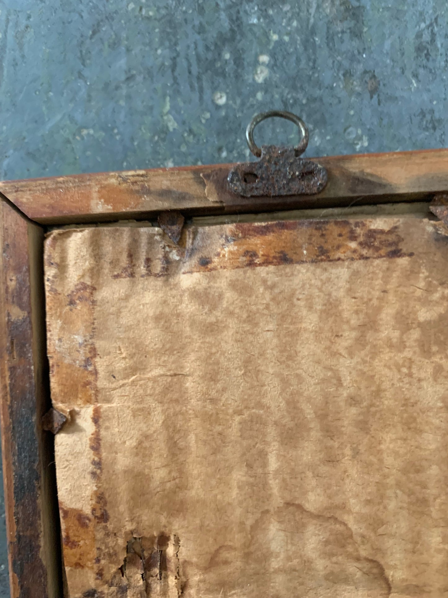 Vintage hand painted silhouette