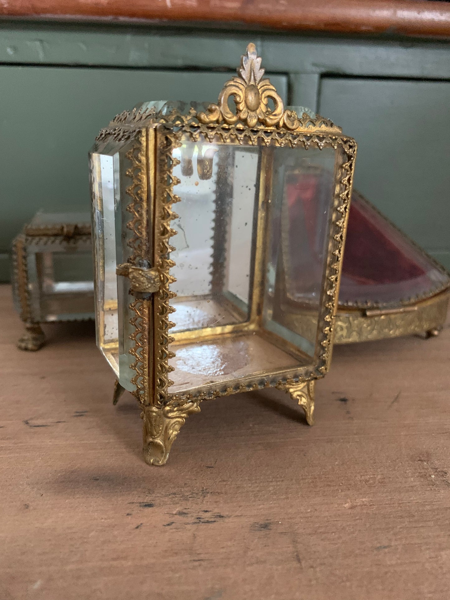 Rare antique French trinket box