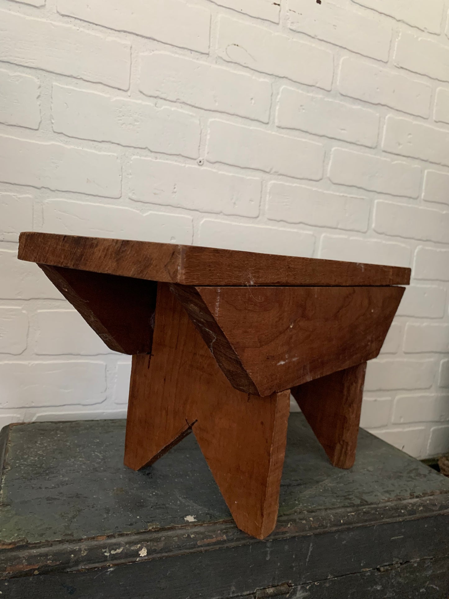 Vintage wooden stool