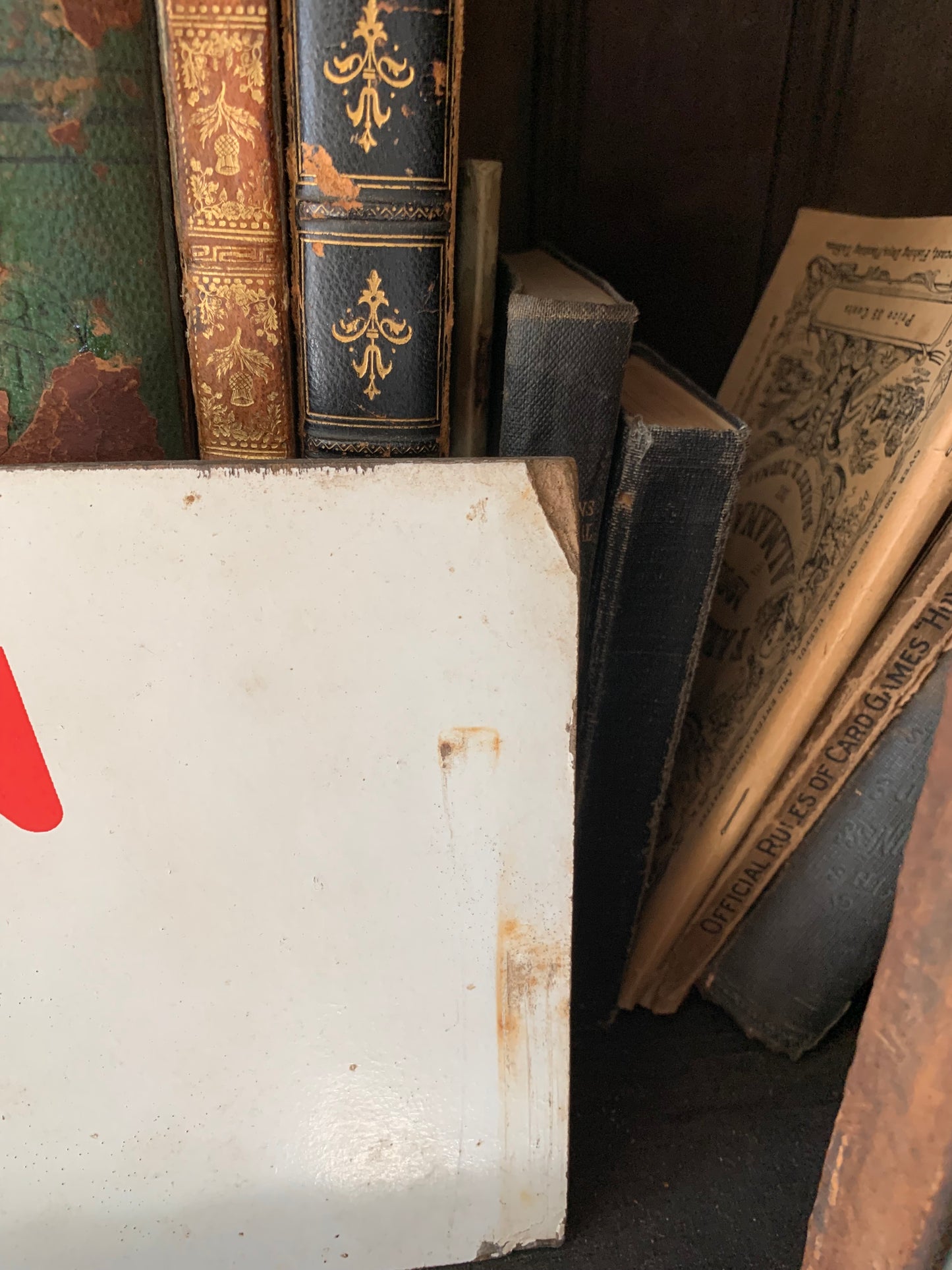 Vintage wooden sign