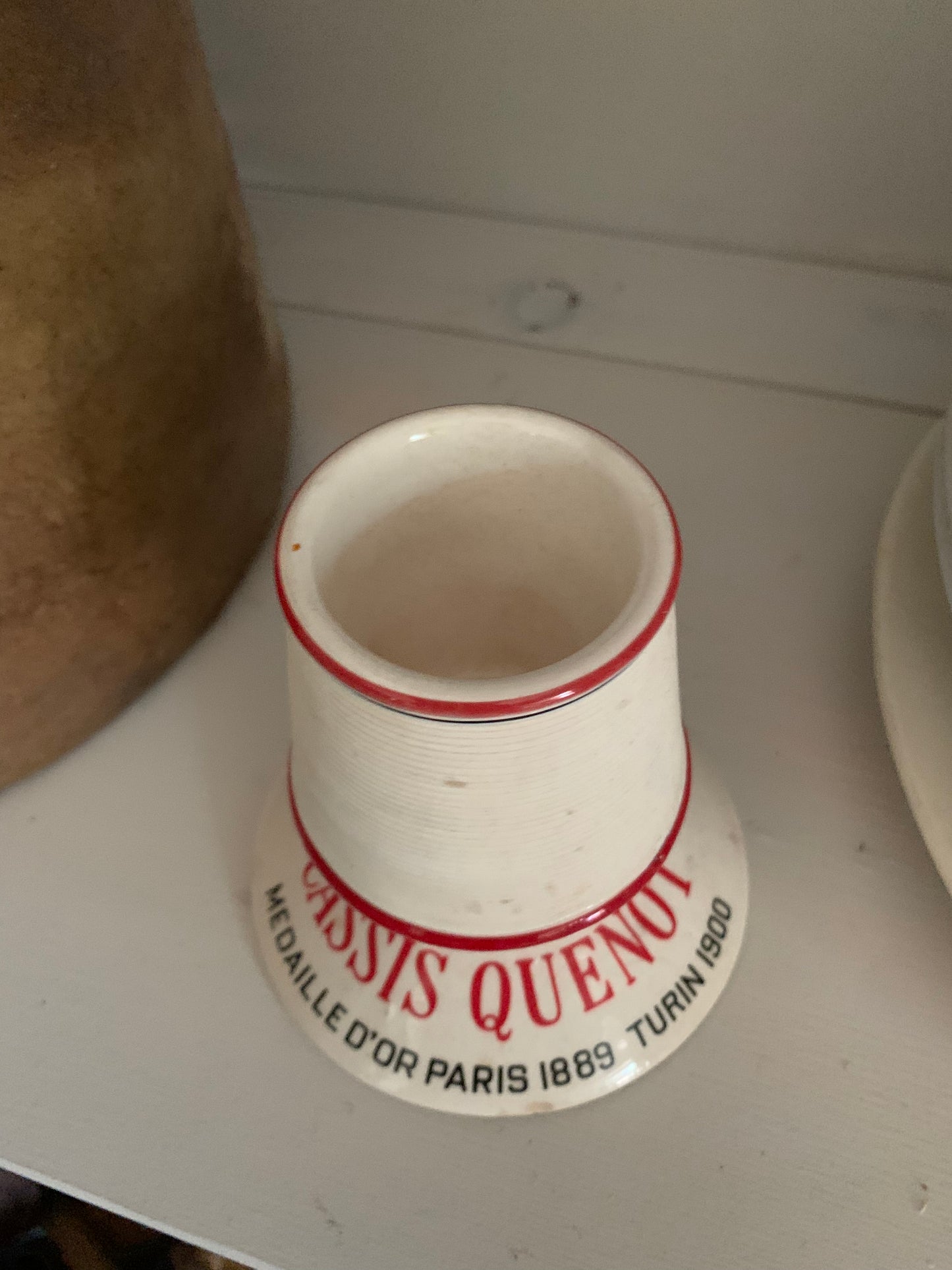 Antique French match holder | striker