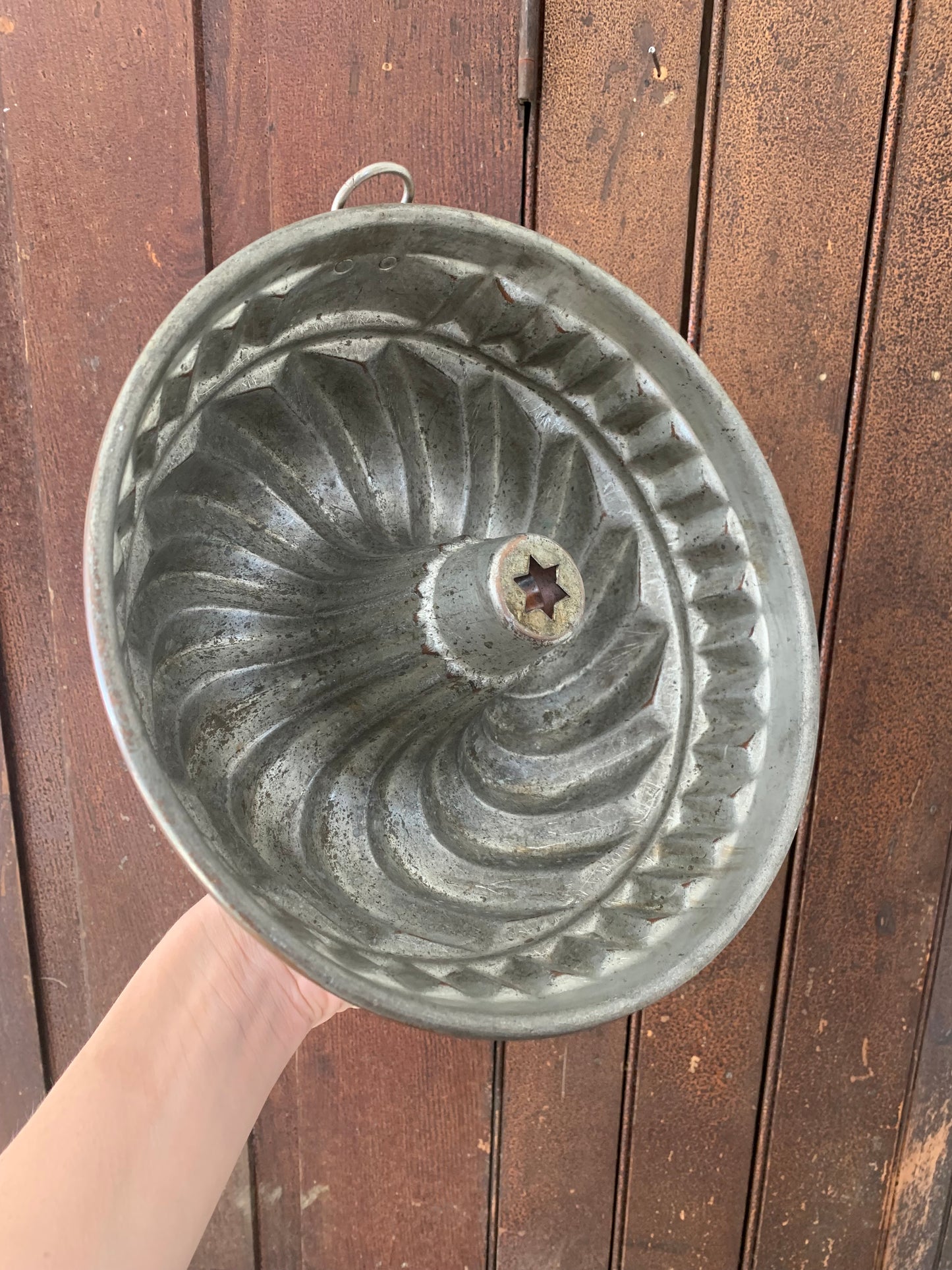 Late 19th Century german Bundt Cake Copper Mold