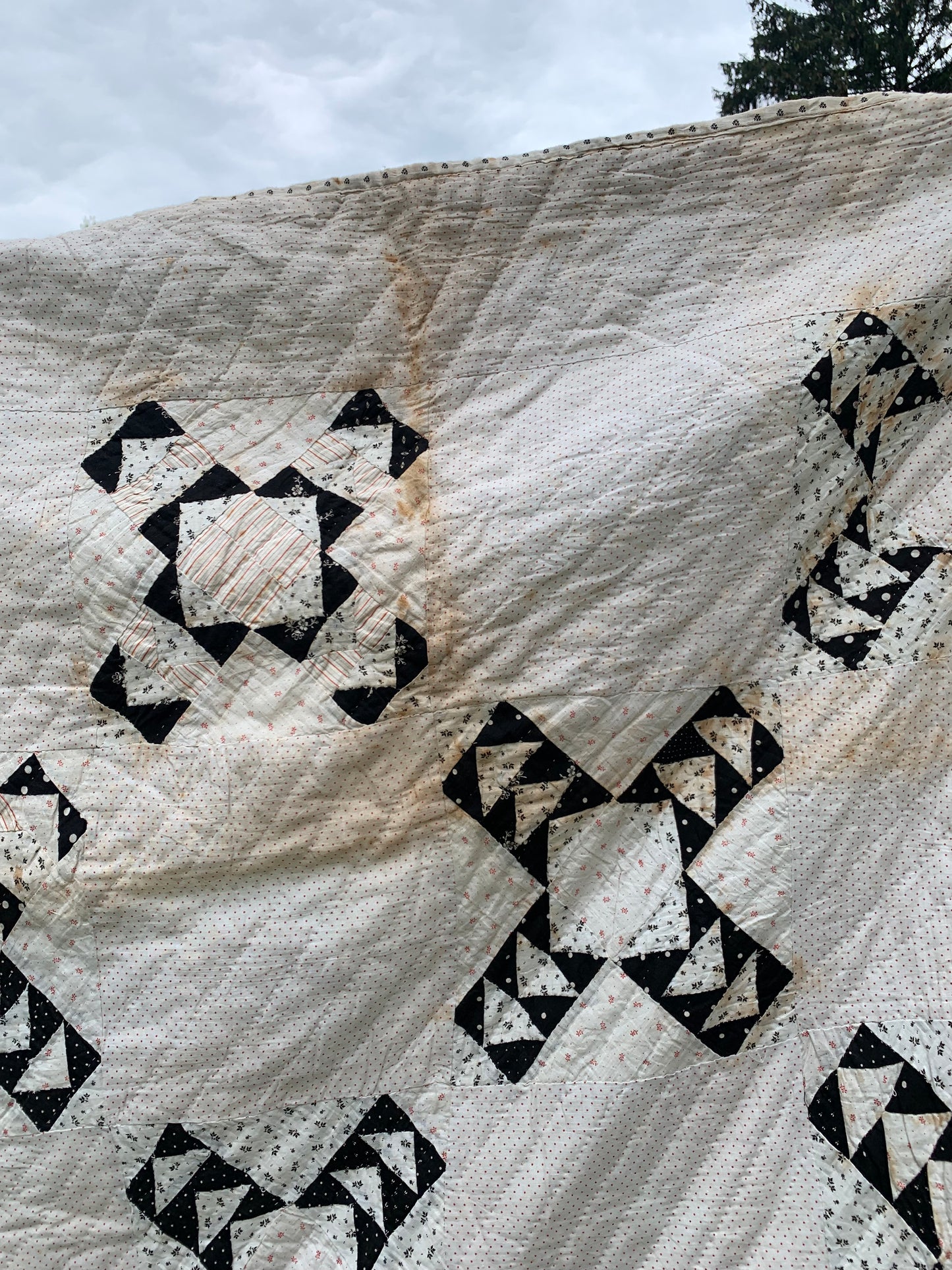 Antique primitive quilt