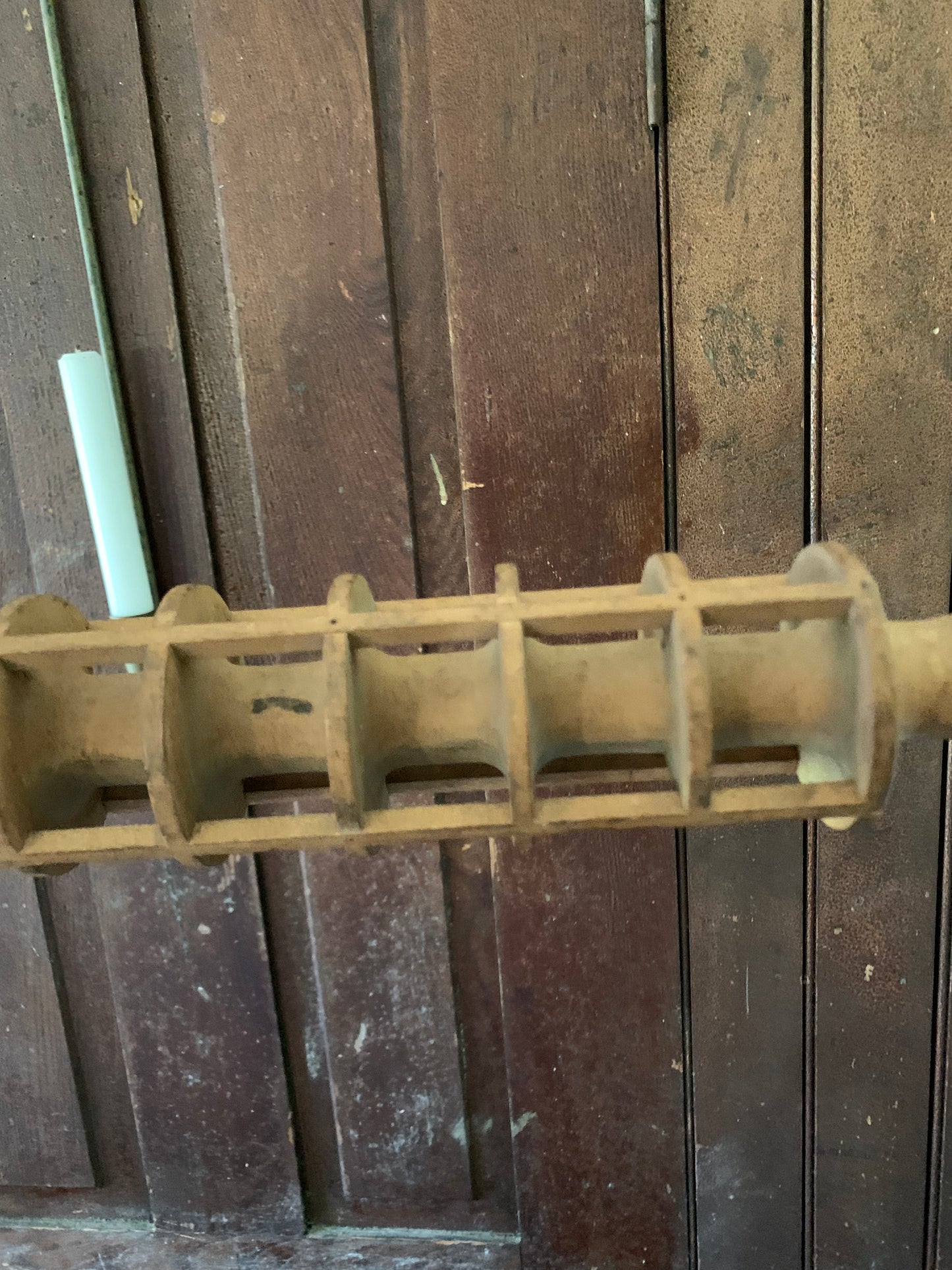 Primitive ravioli cutter rolling pin