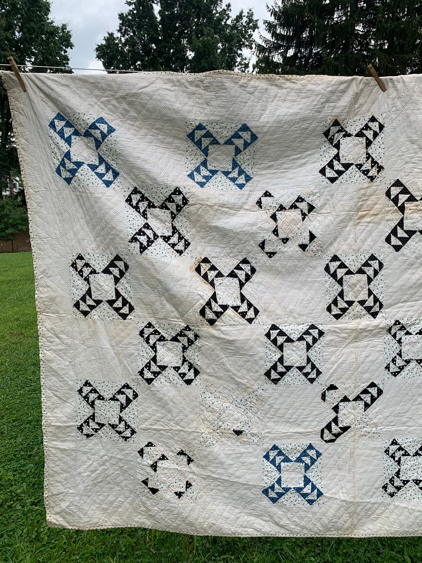 Antique primitive quilt