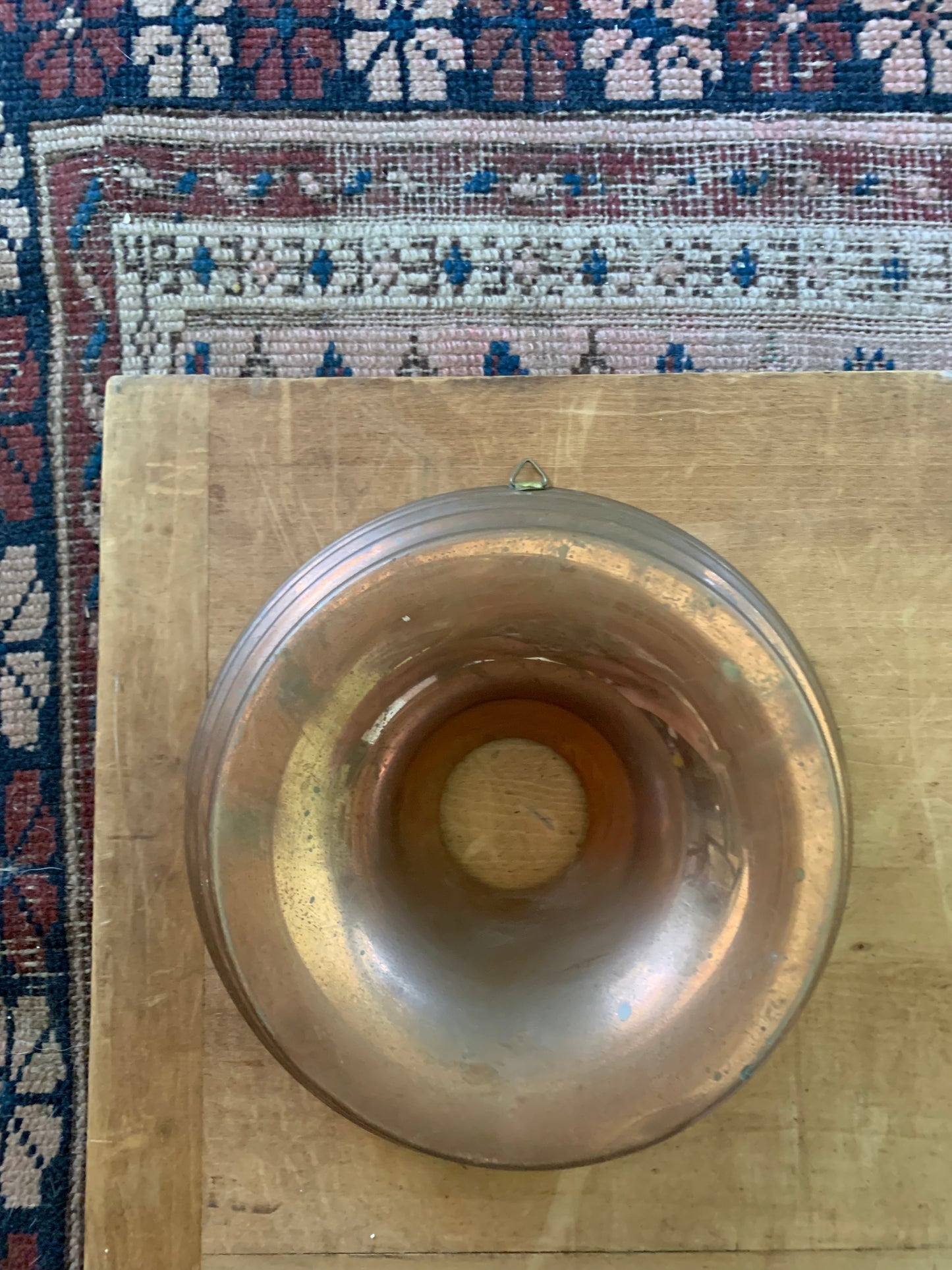 Vintage copper cake pan