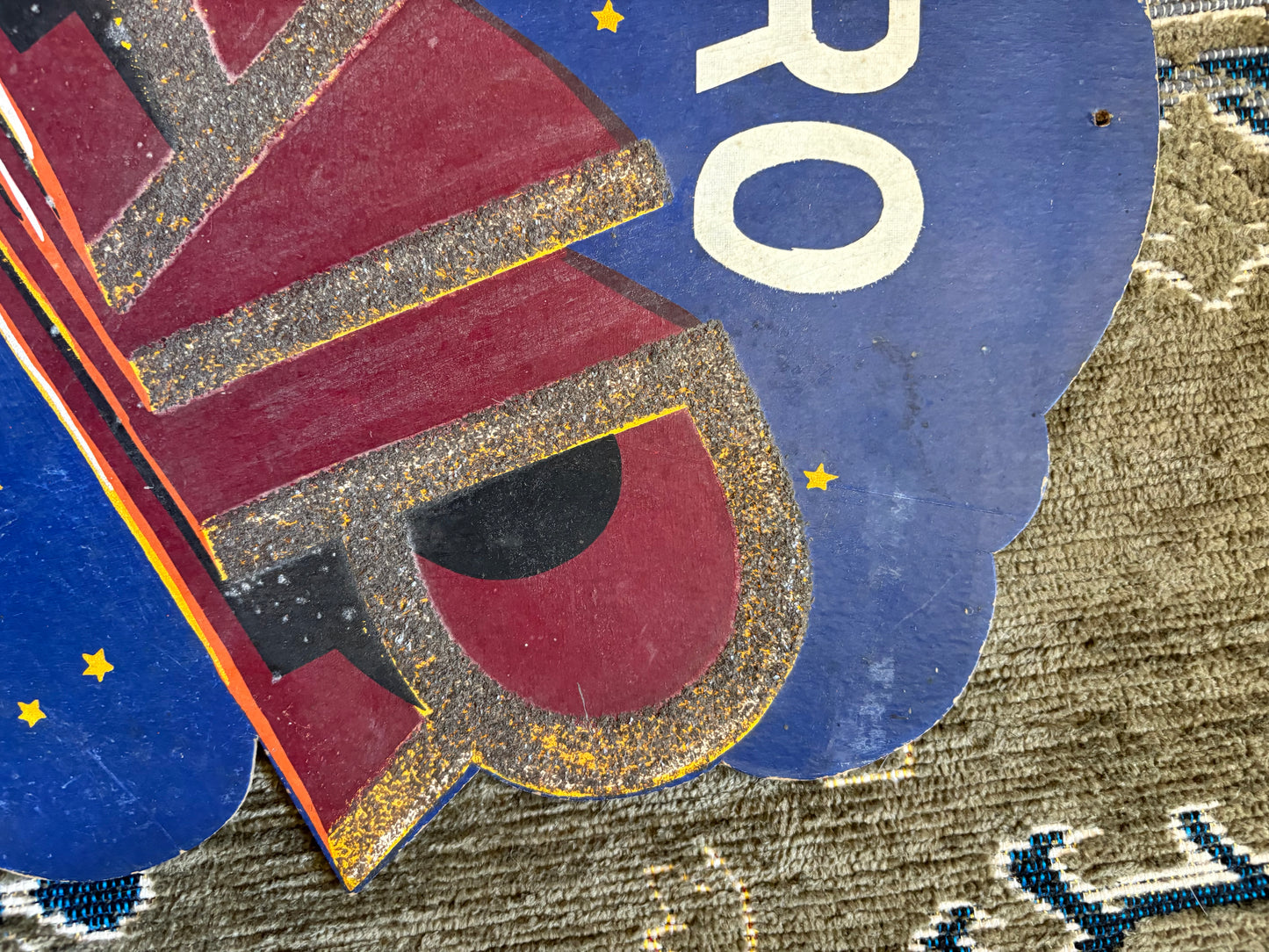 Vintage Fair cardboard poster | horse racing