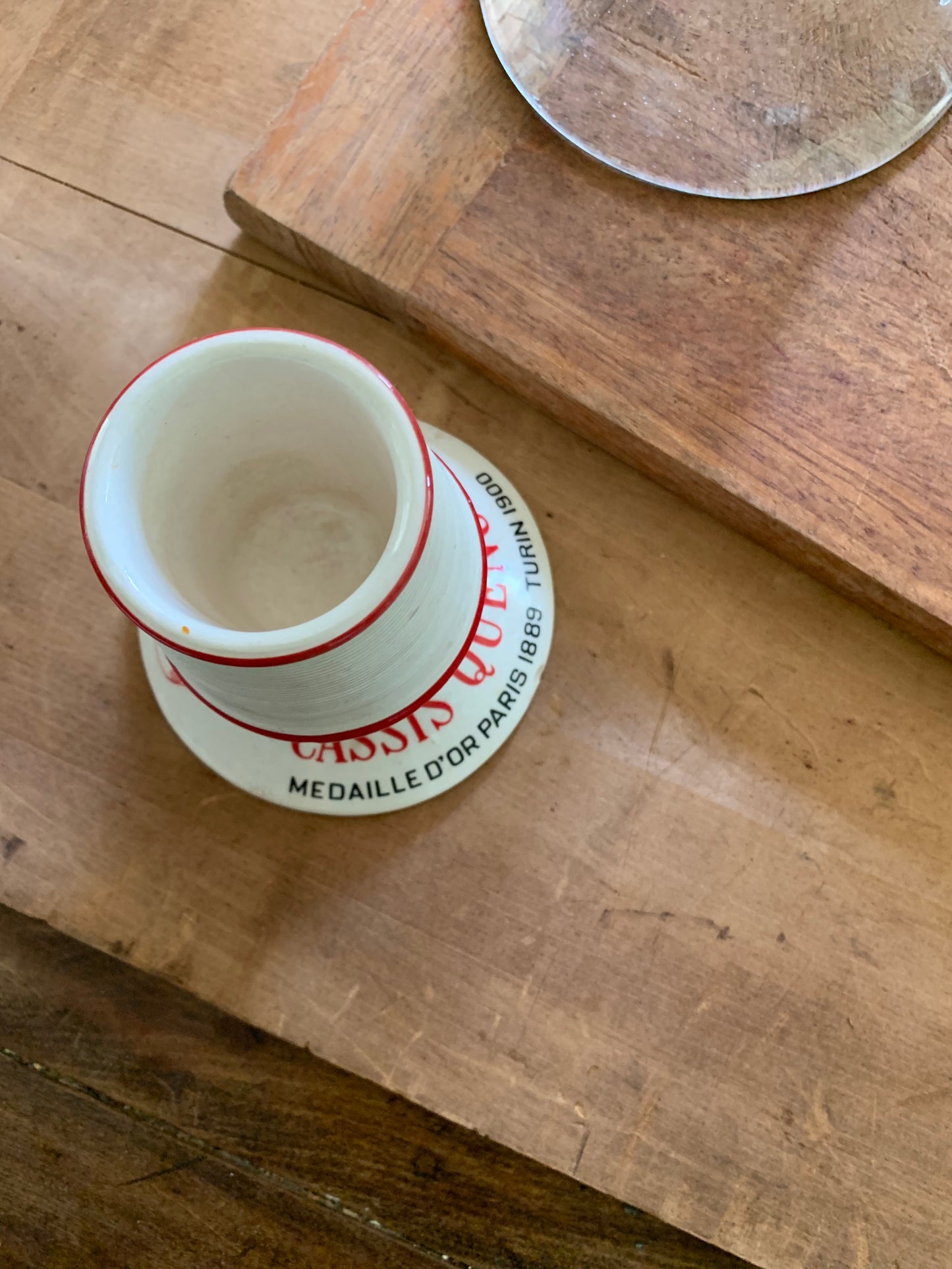 Antique French match holder | striker