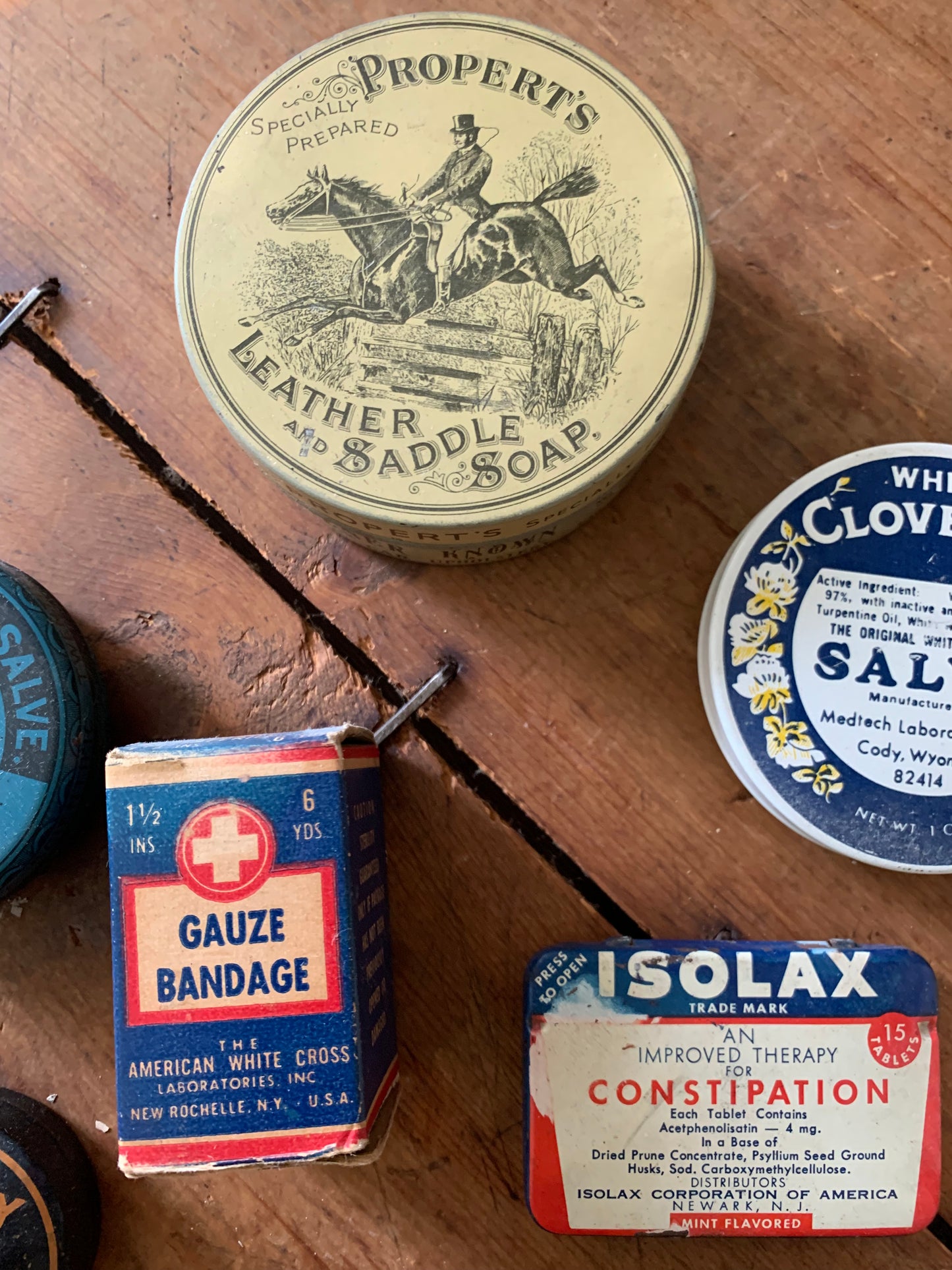 Vintage tin | medicine lot