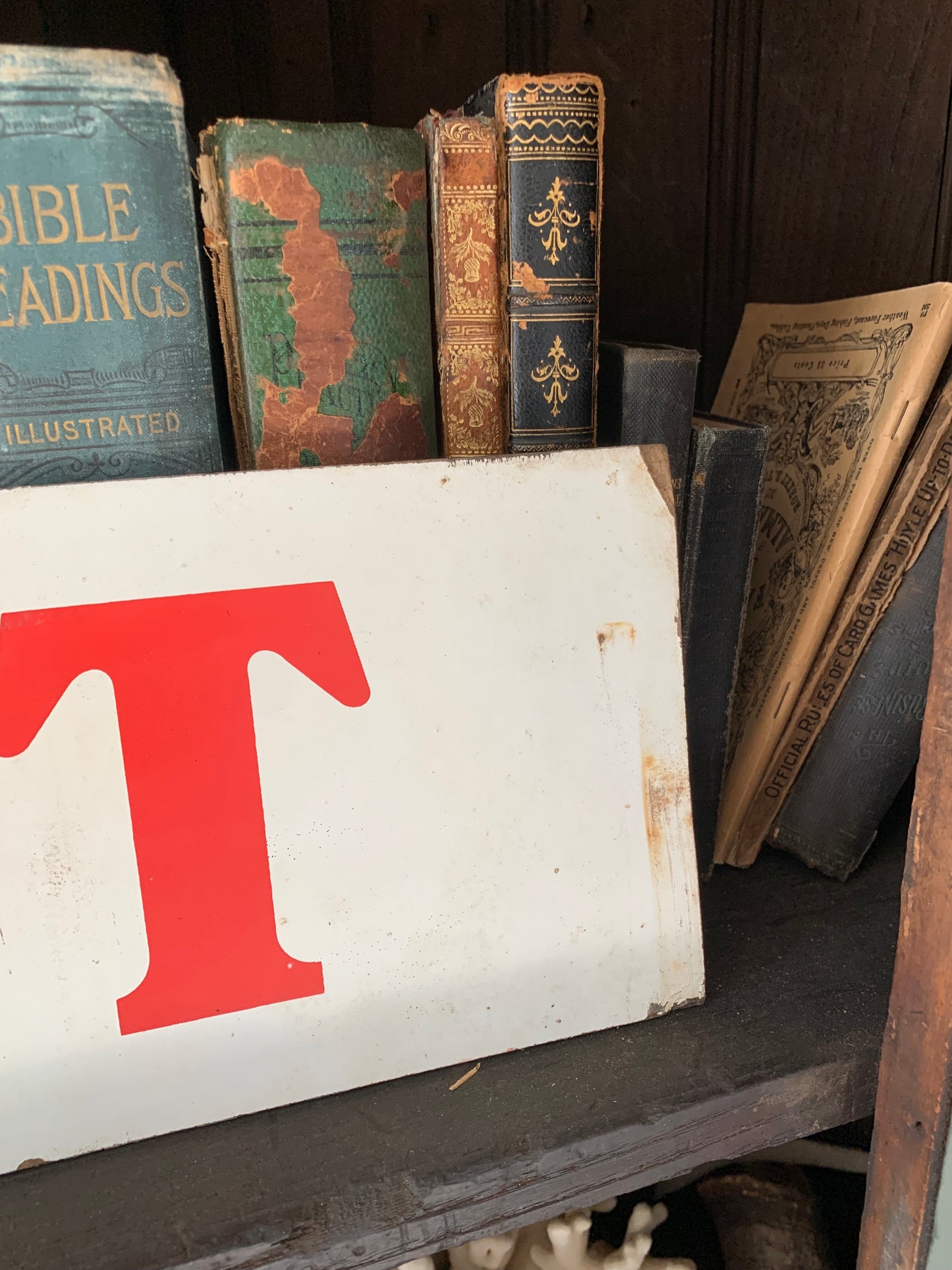 Vintage wooden sign