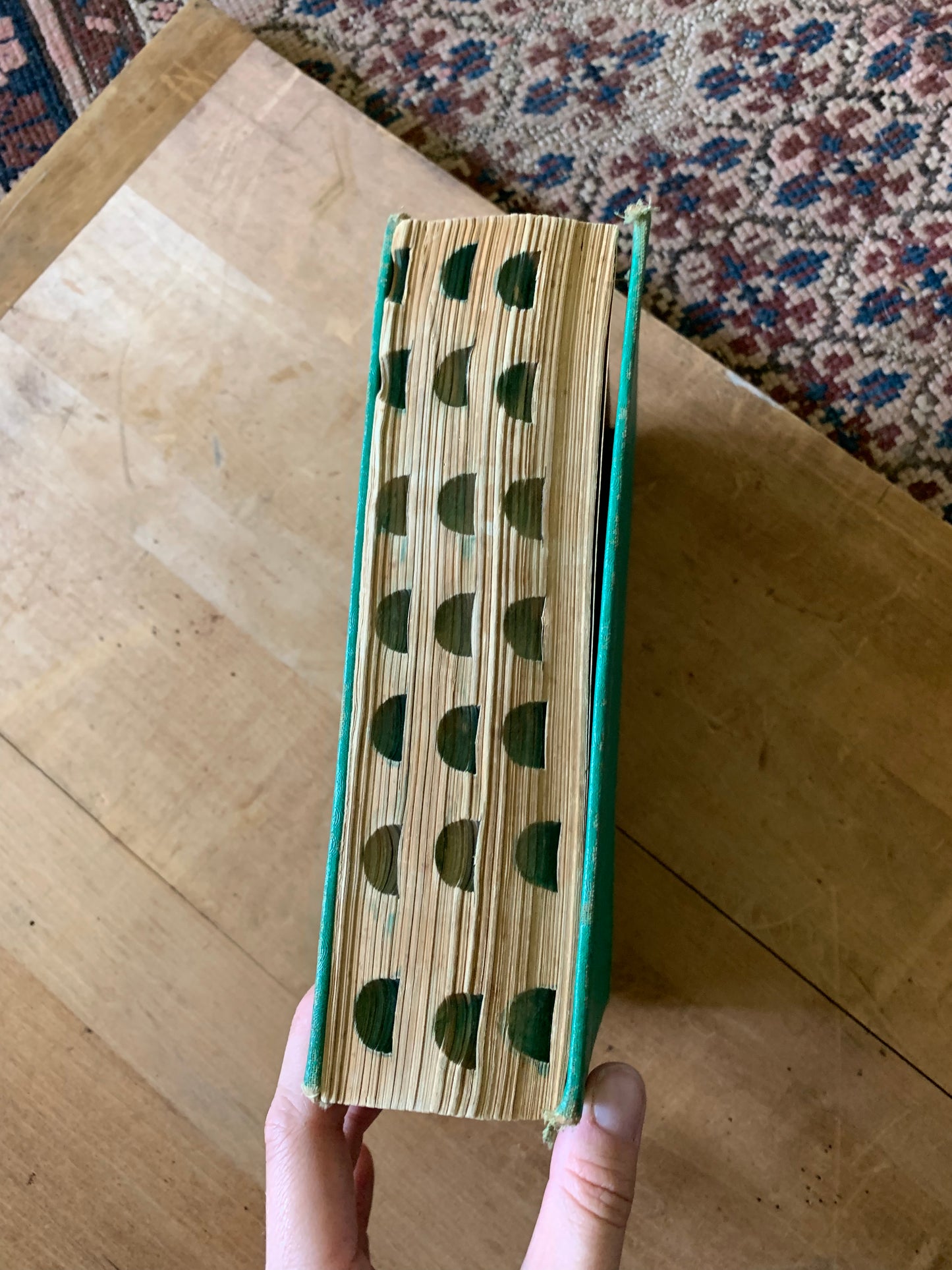 Vintage tabbed cook book
