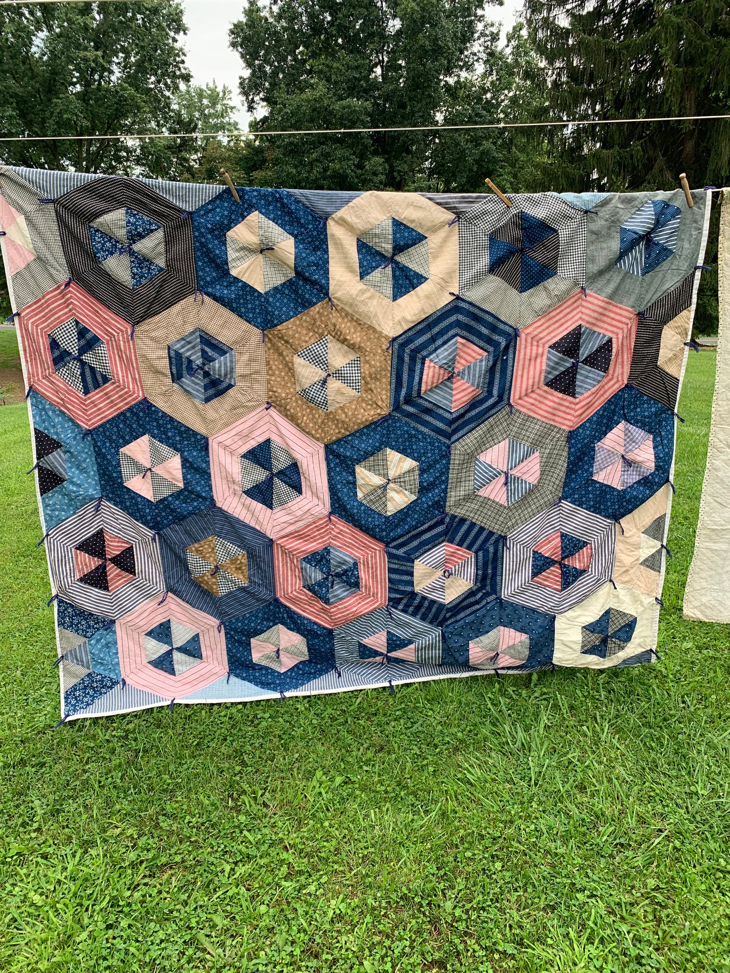 Antique primitive quilt