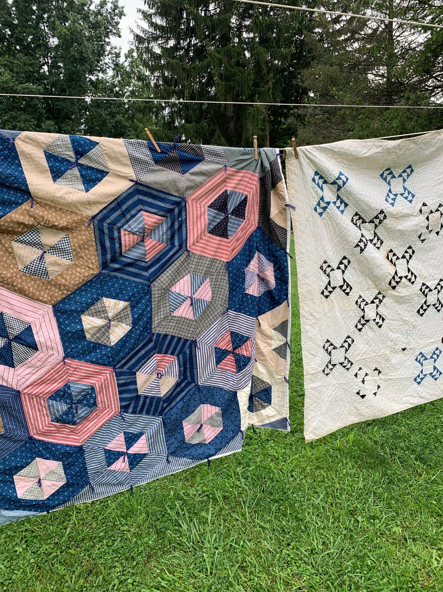 Antique primitive quilt