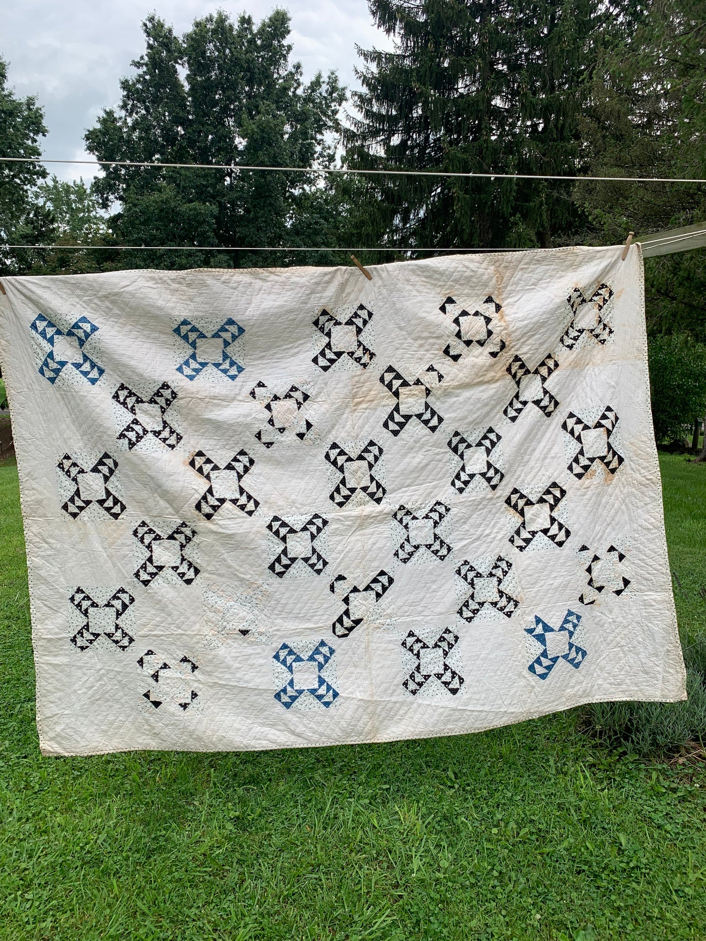 Antique primitive quilt
